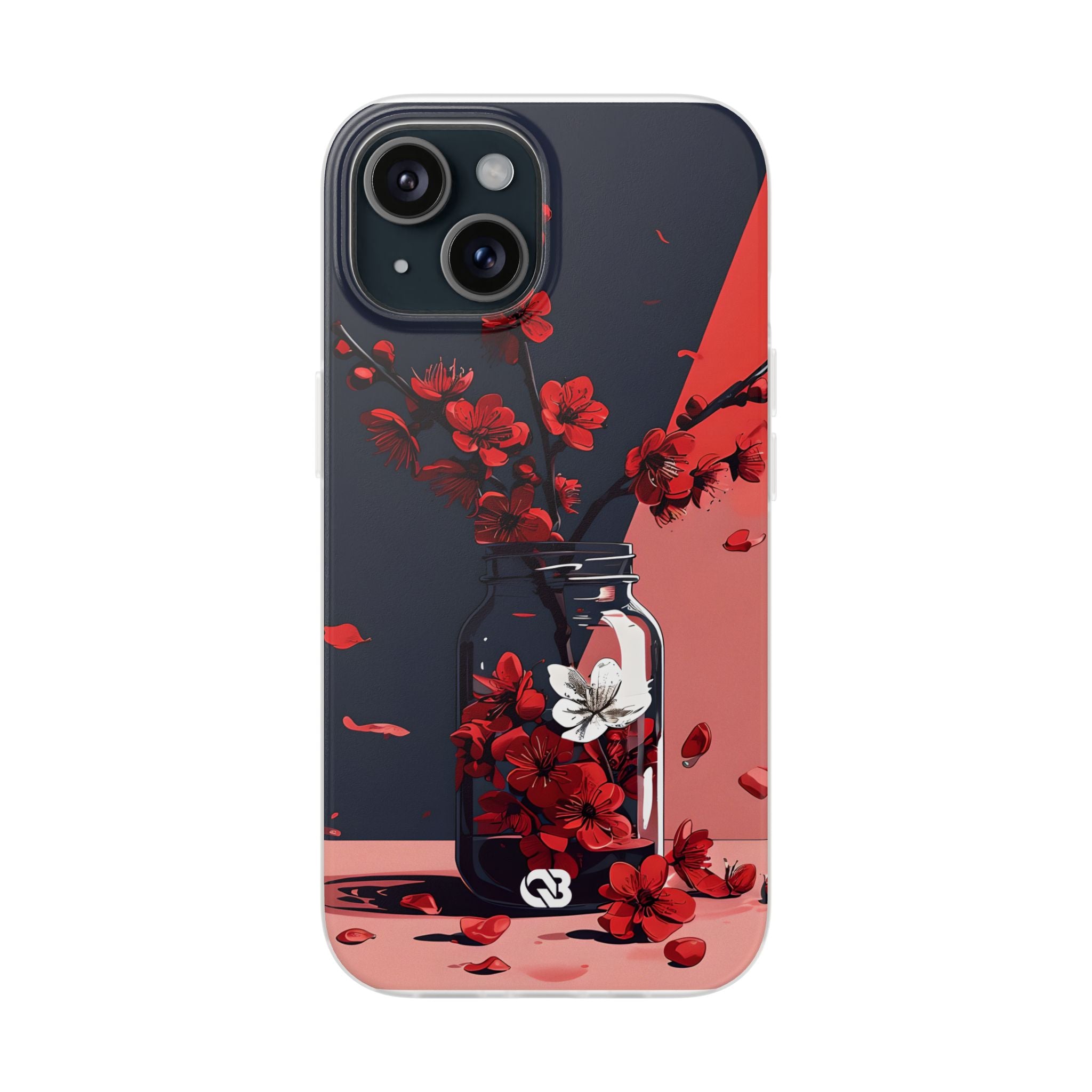 Crimson Blossom Jar · Soft Coque de téléphone pour iPhone
