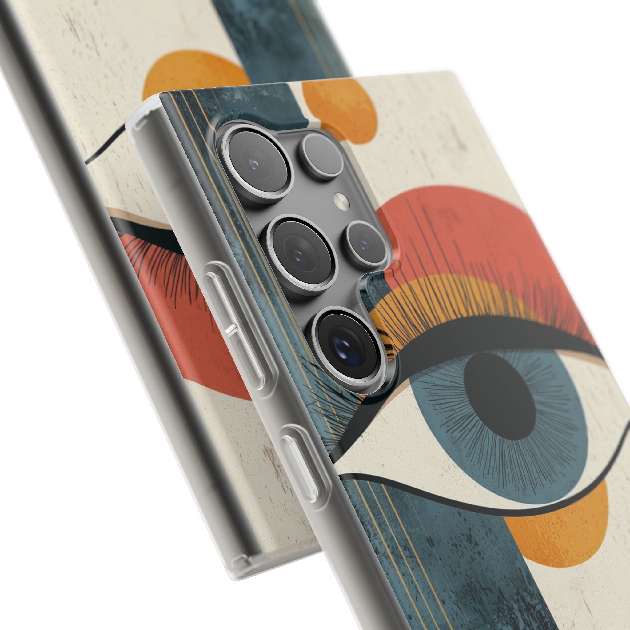 Distressed Azure Ocular · Soft Handyhülle für Samsung