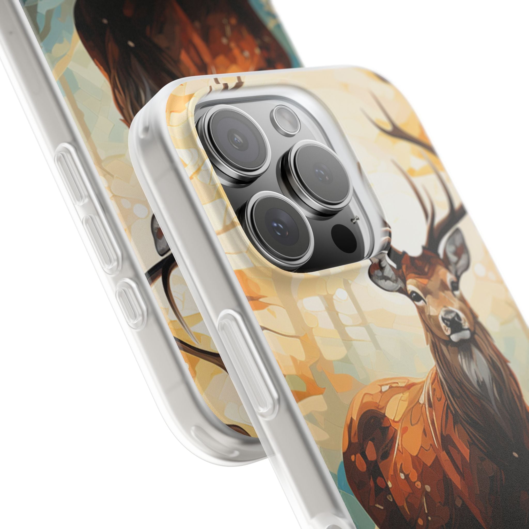 Glowing Stag iPhone 16 Pro Case - Soft - CASE•BOB