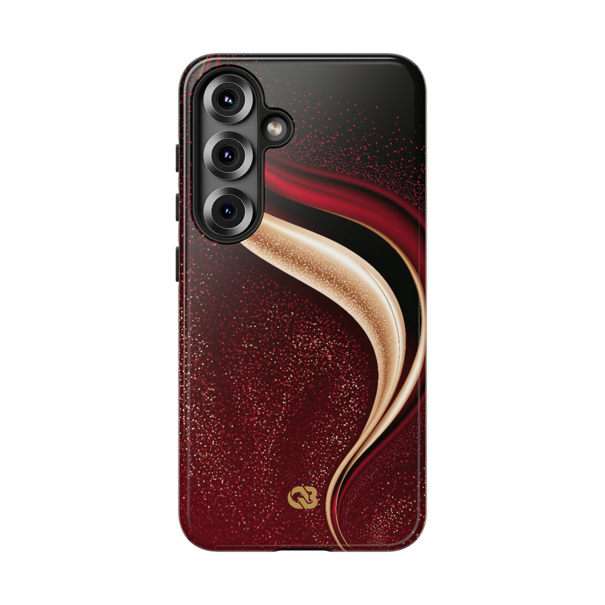 Gilded Crimson Flow · Tough Phone Case for Samsung · Red