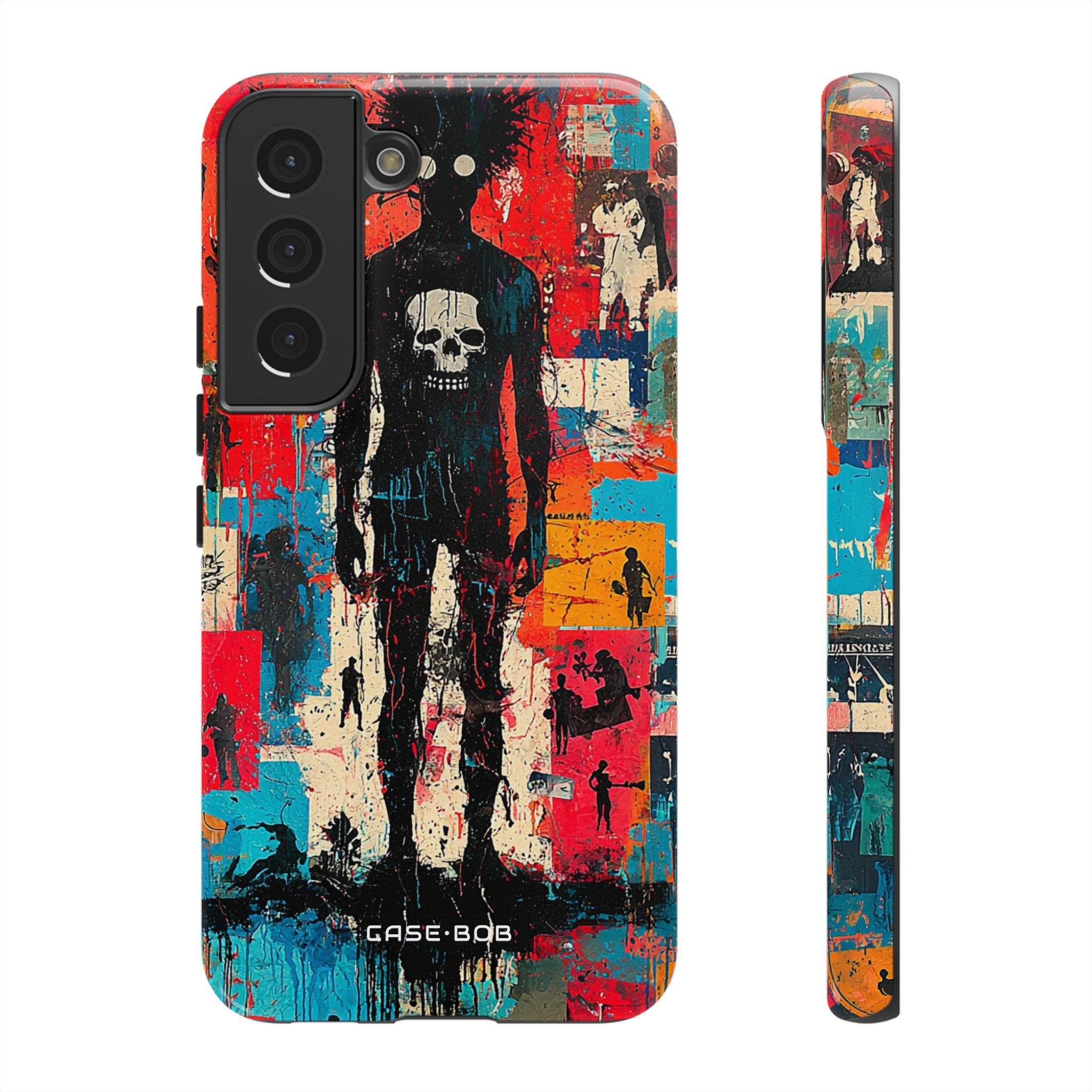 Spiky Skull Silhouette Samsung S22 Case - Tough