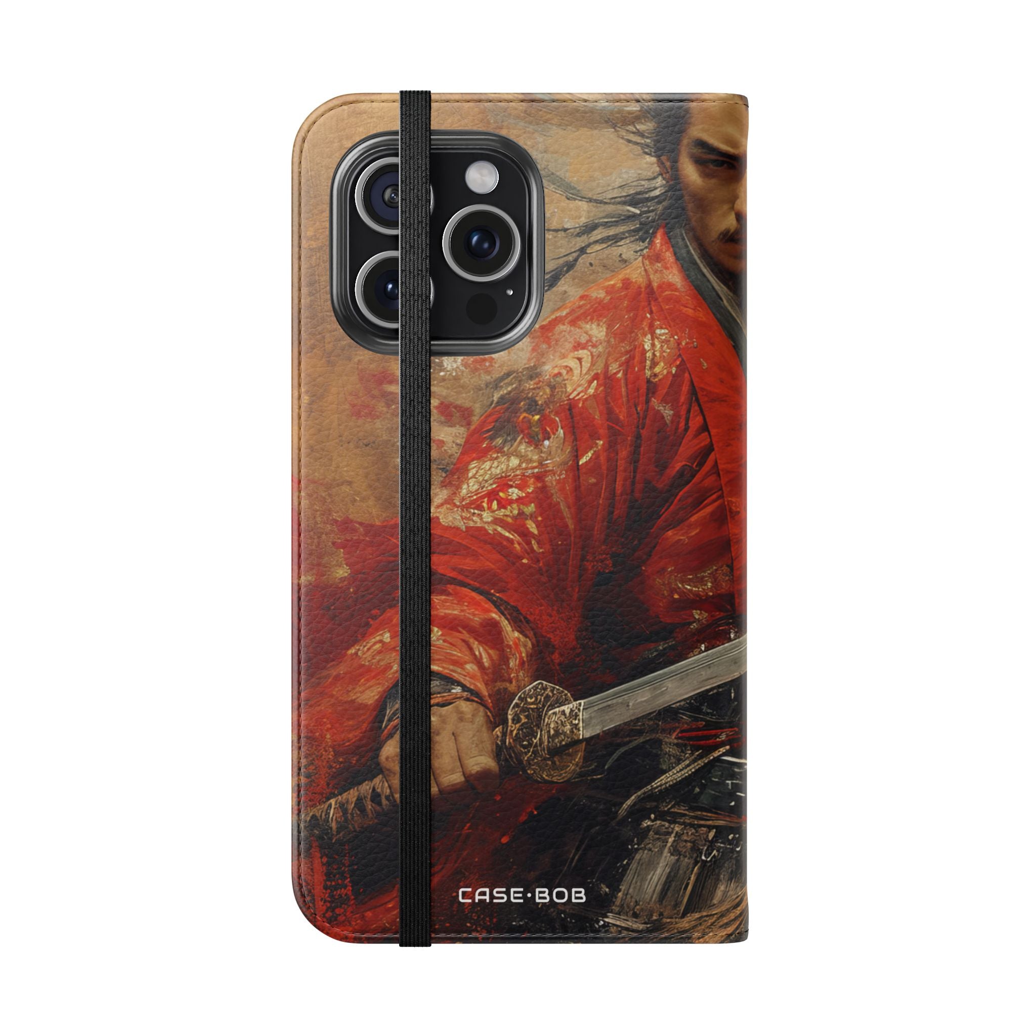 Crimson Samurai - iPhone 15 Pro Max Case - Wallet