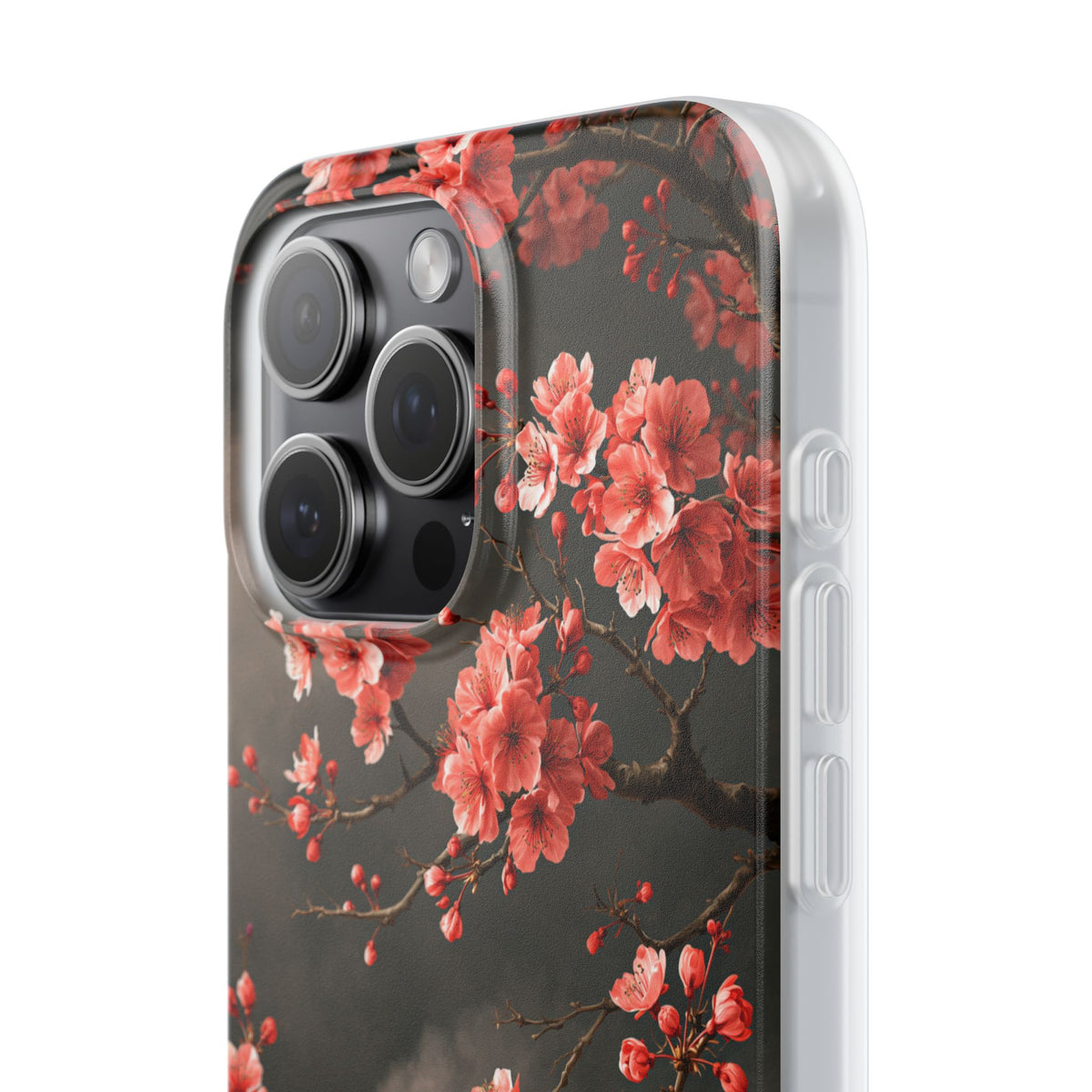 Dark Sakura Nocturne · Lite Phone Case for iPhone · Black