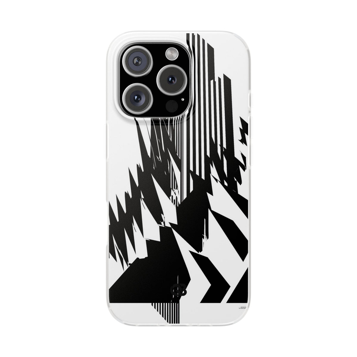 White Lite Phone Case for iPhone - Shattered Vector Spire