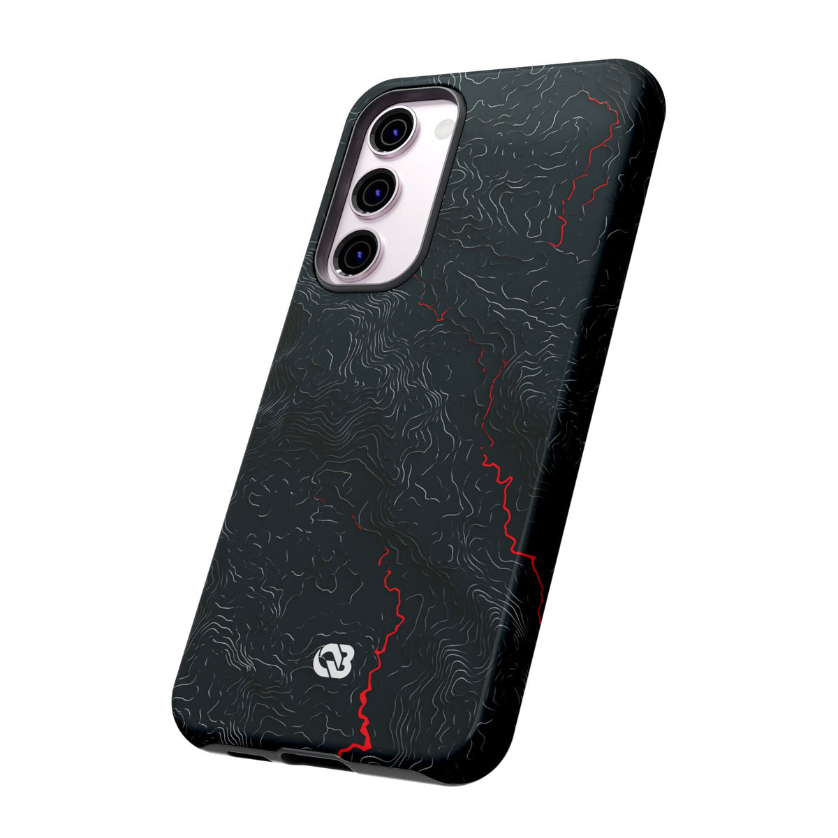 Crimson Rift · Tough Phone Case for Samsung · Black