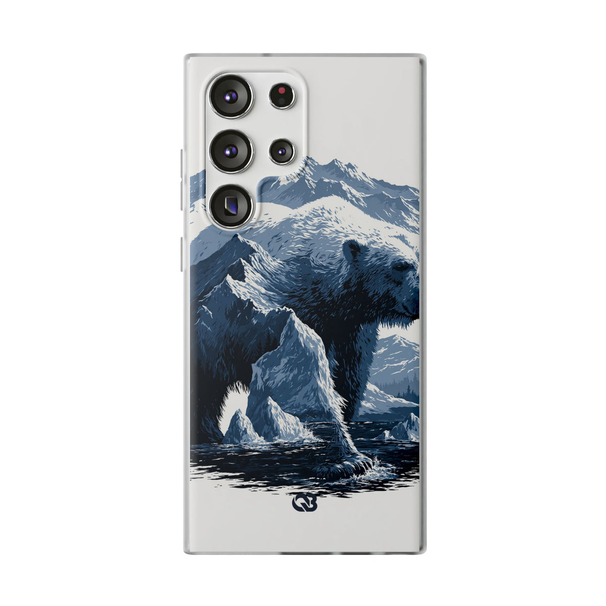 Fjord Summit Bear · Lite Phone Case for Samsung · Blue