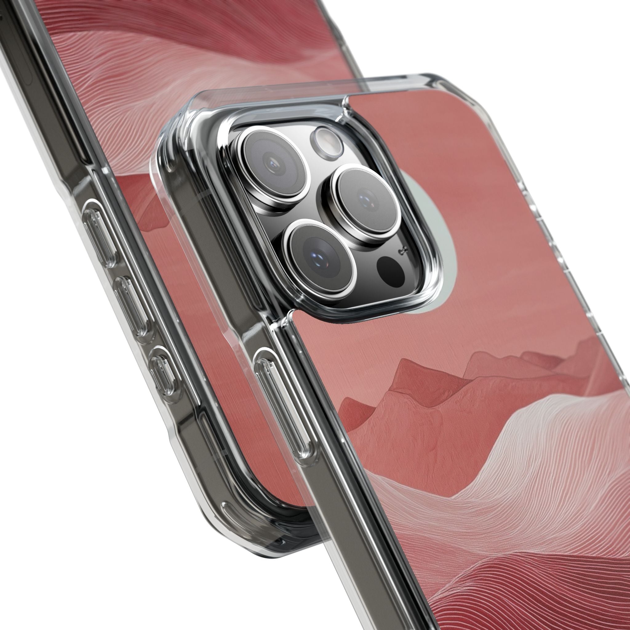 White Orb Dunes iPhone 16 Pro Max Case - Impact