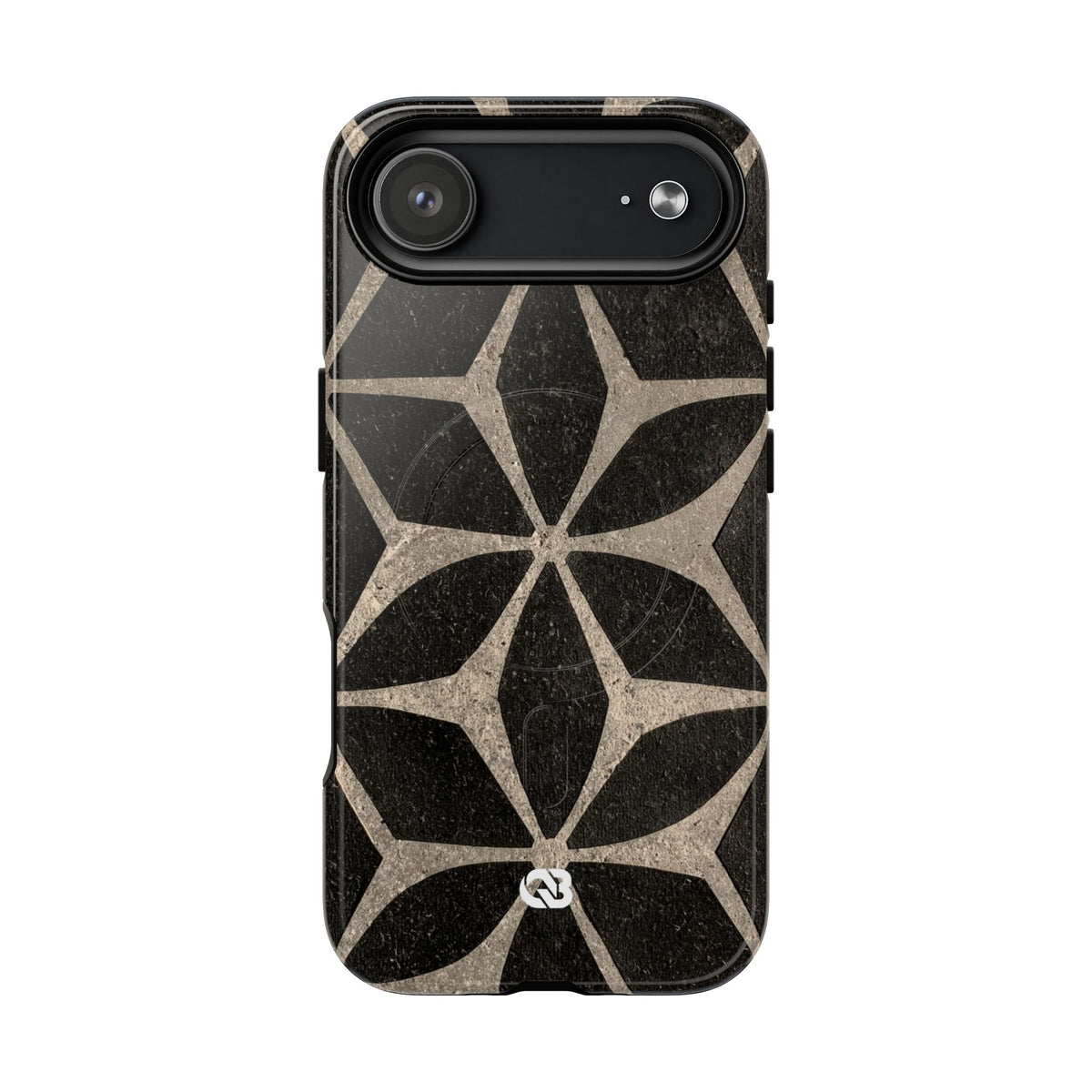 Concrete Mosaic Star · Tough 2.0 Magnetic Phone Case for iPhone · Black