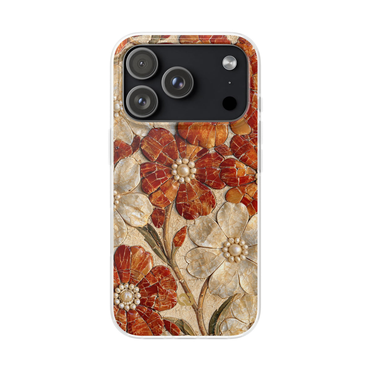 Carnelian Pearl Bloom · Lite Phone Case for iPhone · Orange