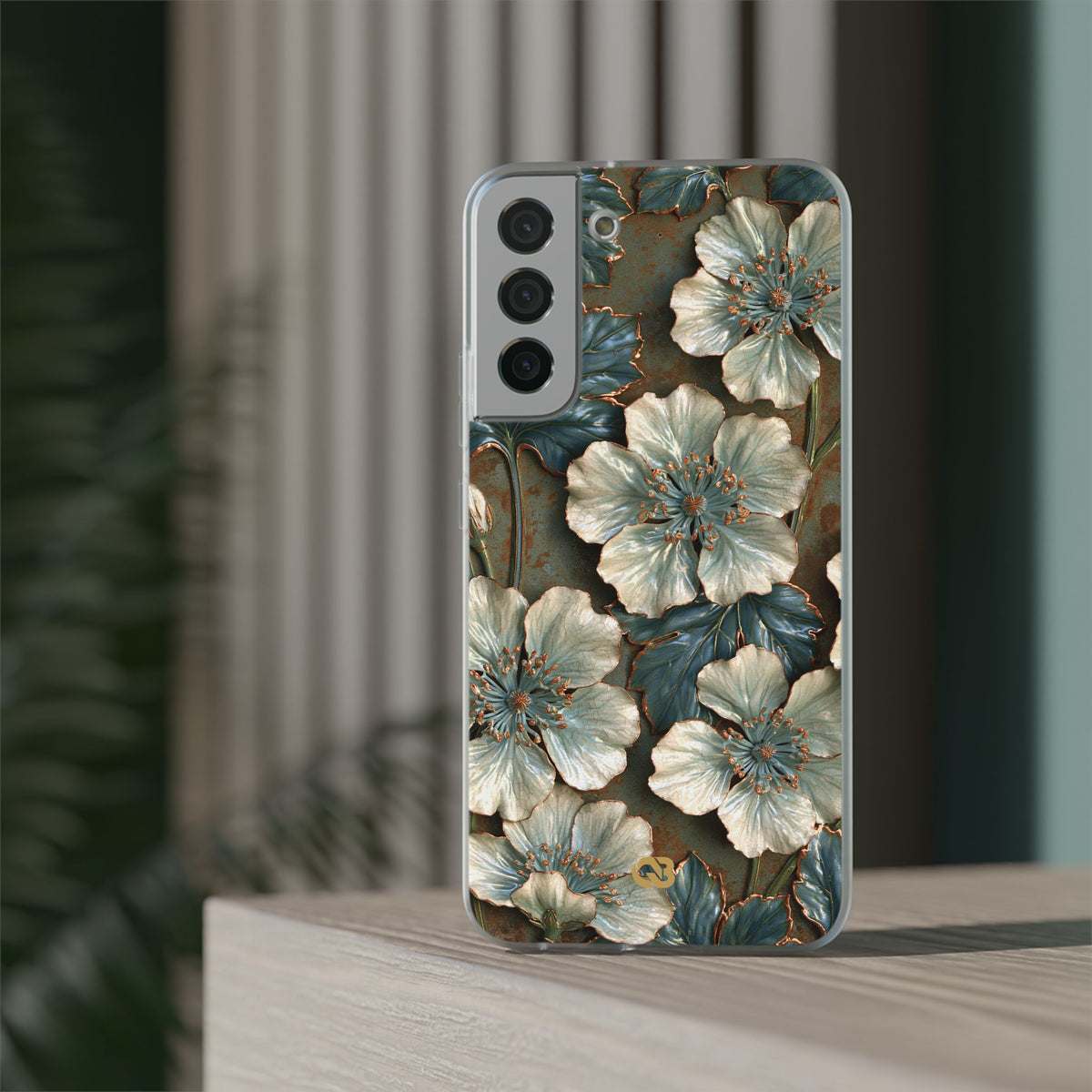 Gilded Blossom Reverie · Lite Phone Case for Samsung · Teal