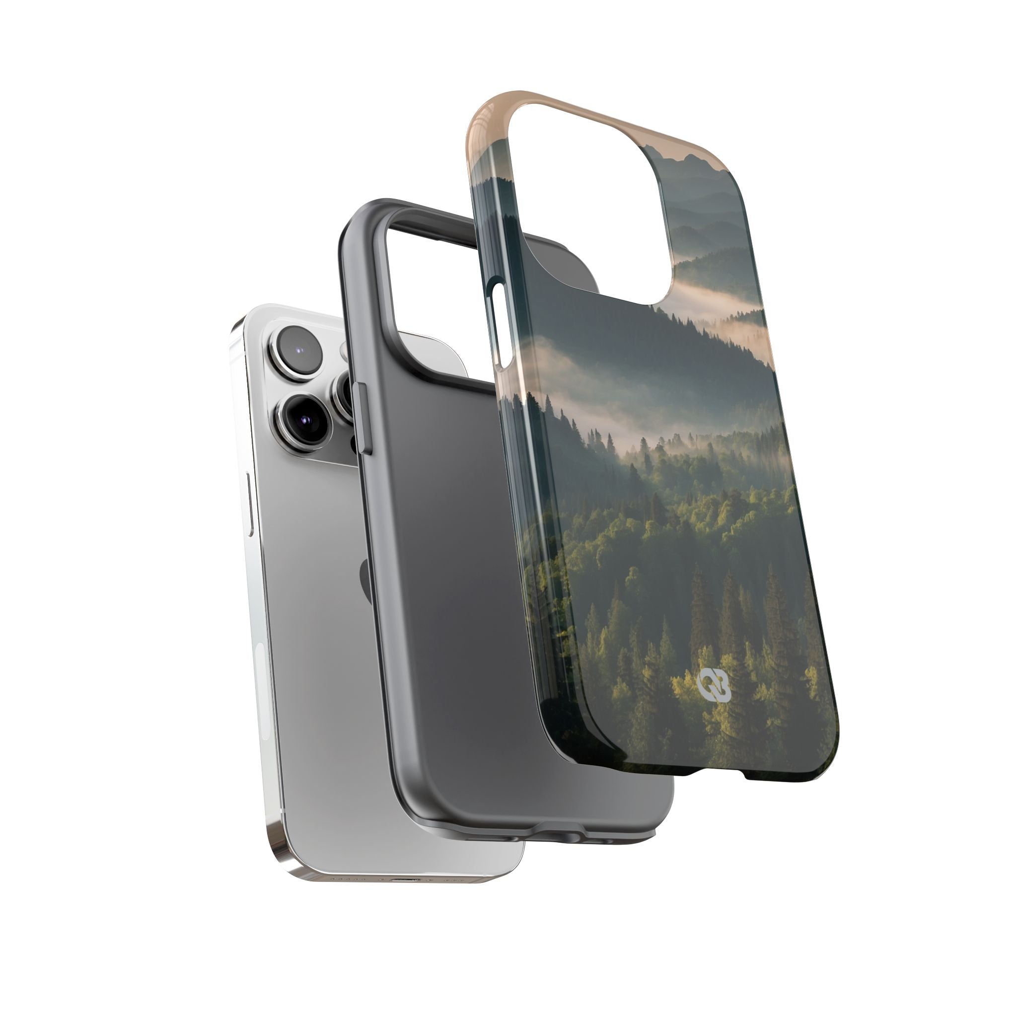 Foggy Mountain Ridge · Tough Phone Case for iPhone