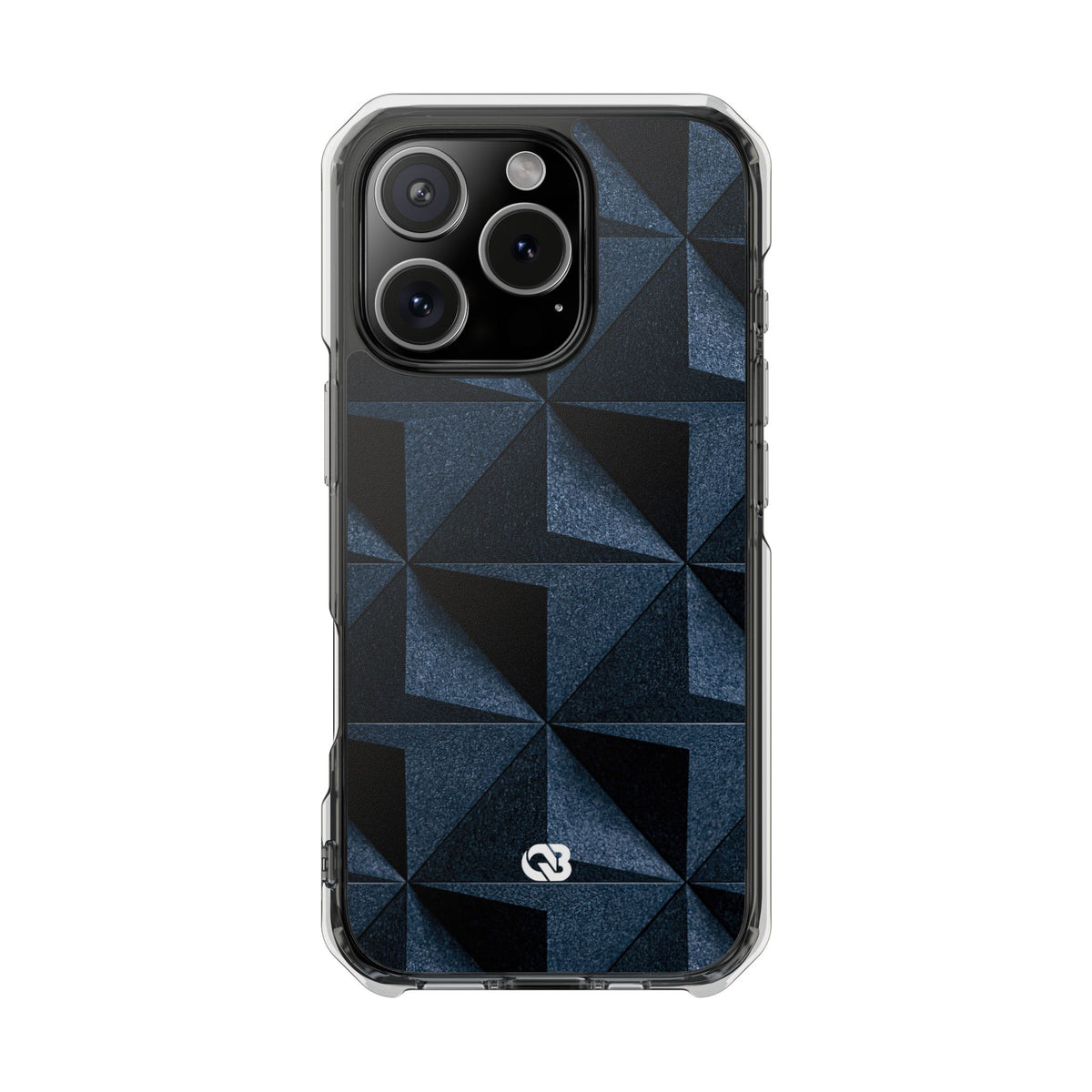 Blue Impact MagSafe Phone Case for iPhone - Indigo Basalt Facets