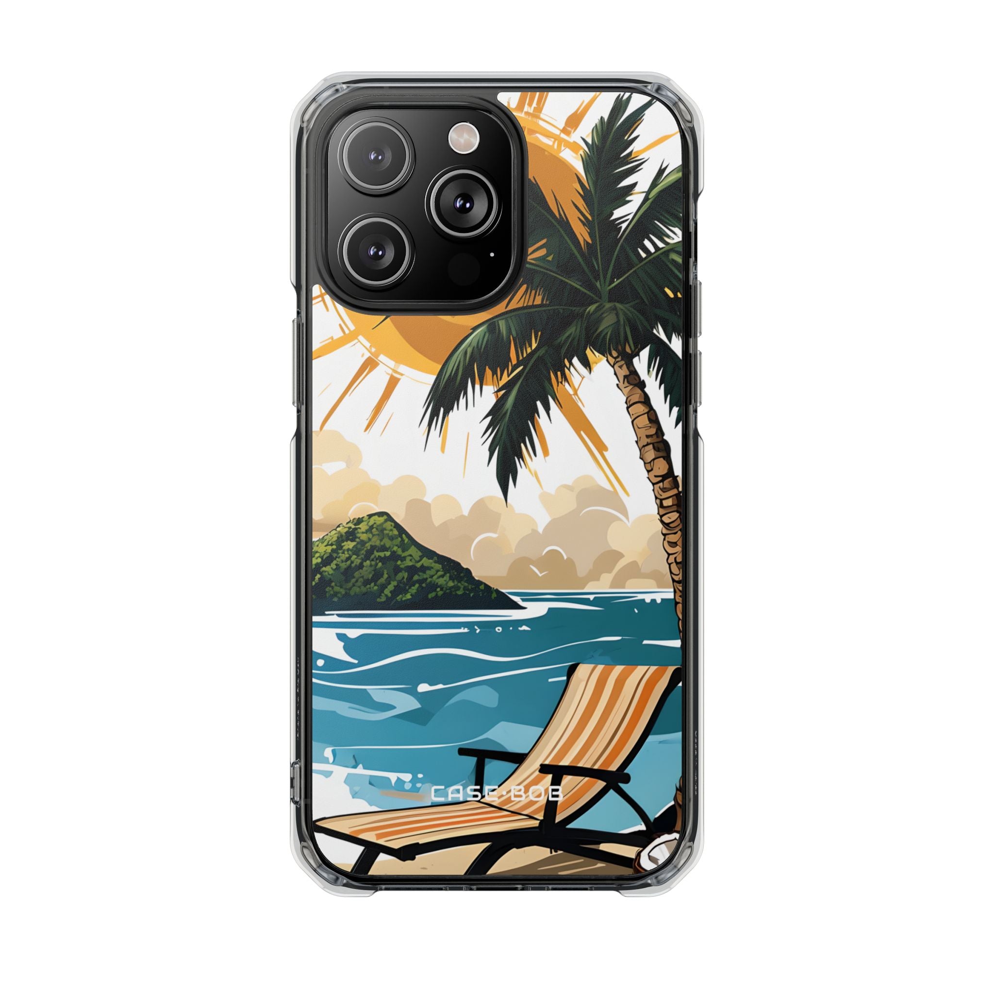 Sunny Palm Breeze iPhone 14 Pro Max - Impact suojakotelo