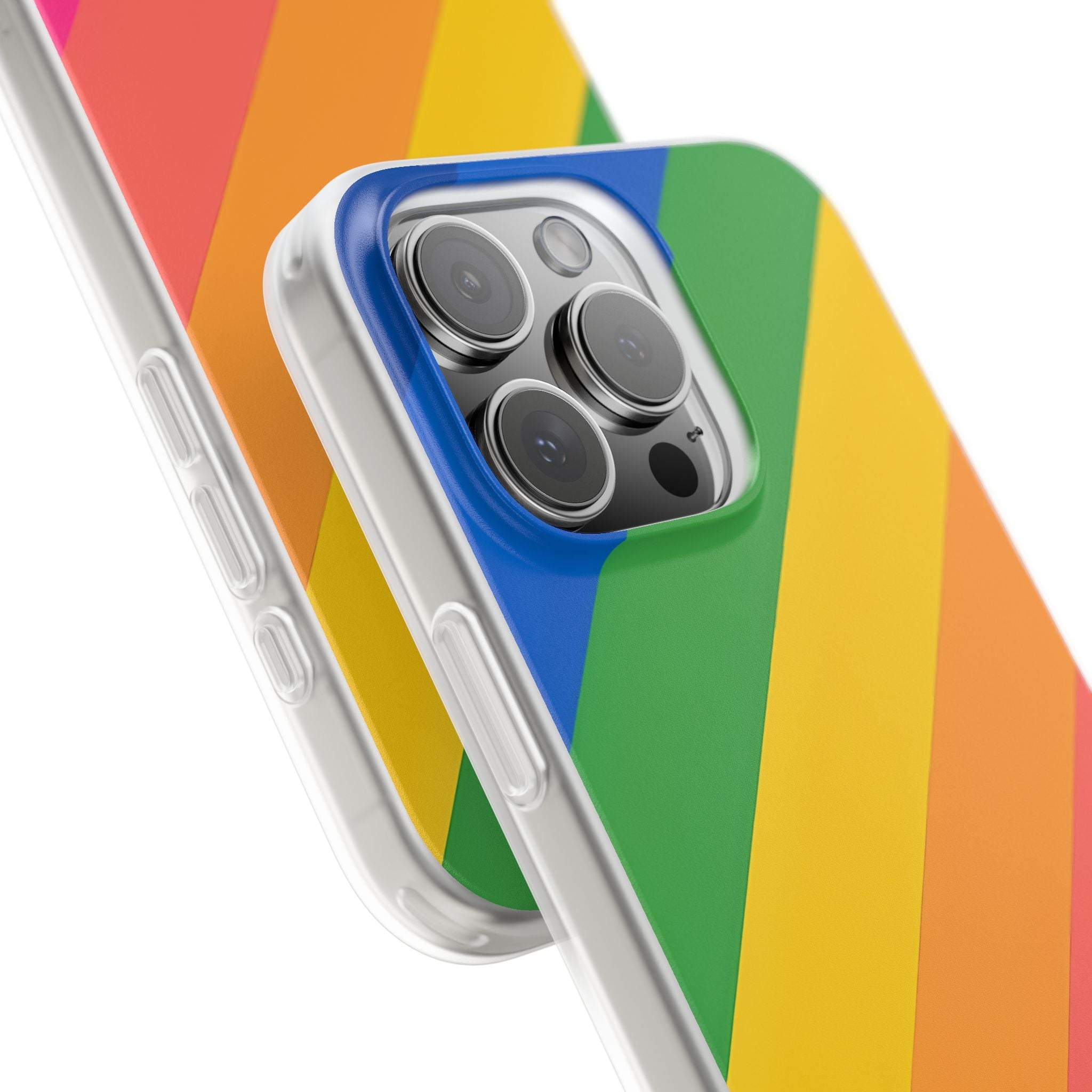 Vibrant Spectrum Slope · Soft Phone Case for iPhone