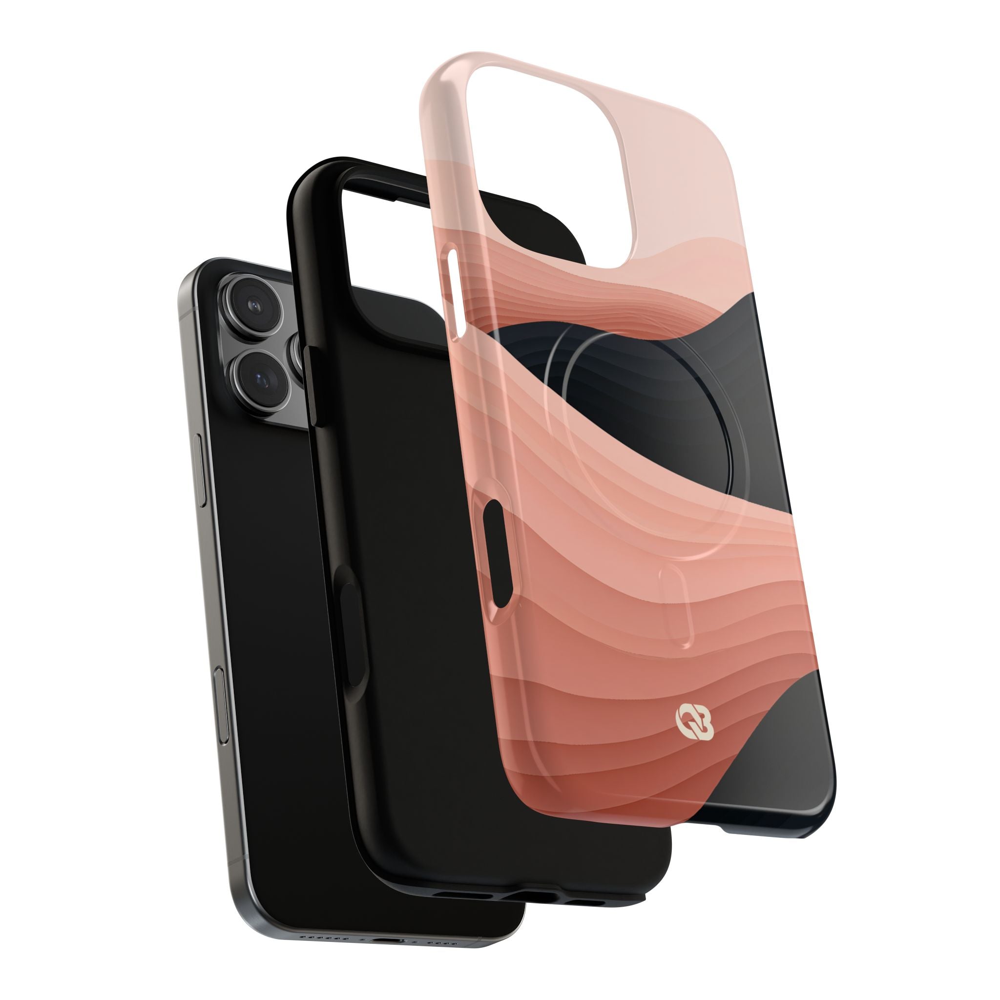 Pink Tough 2.0 Magsafe Phone Case for iPhone - Dune Shadow Layers