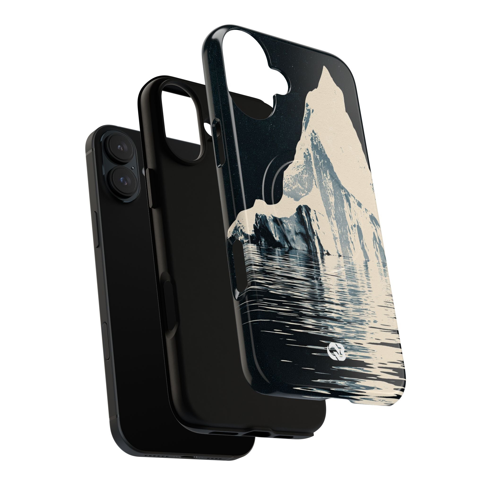 Blue Tough 2.0 Magsafe Phone Case for iPhone - Frozen Navy Monolith