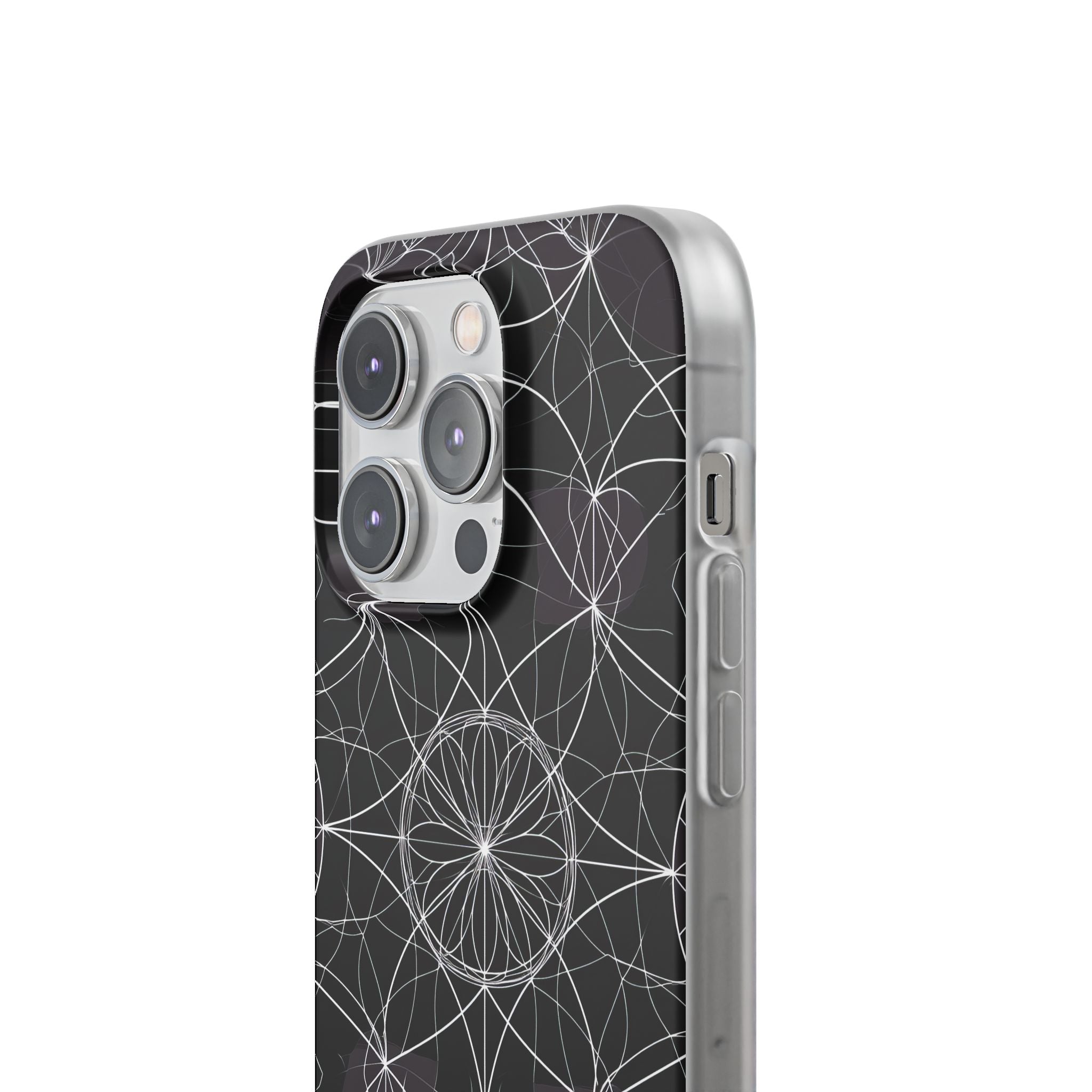 Strahlender Blütenblatt-Orbit iPhone 14 Pro Case - Soft