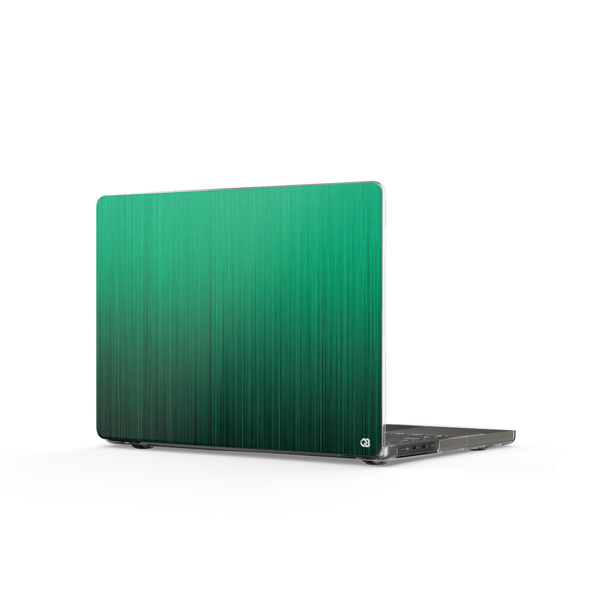 Emerald Cascade · Clear Hard Case for MacBook · Green