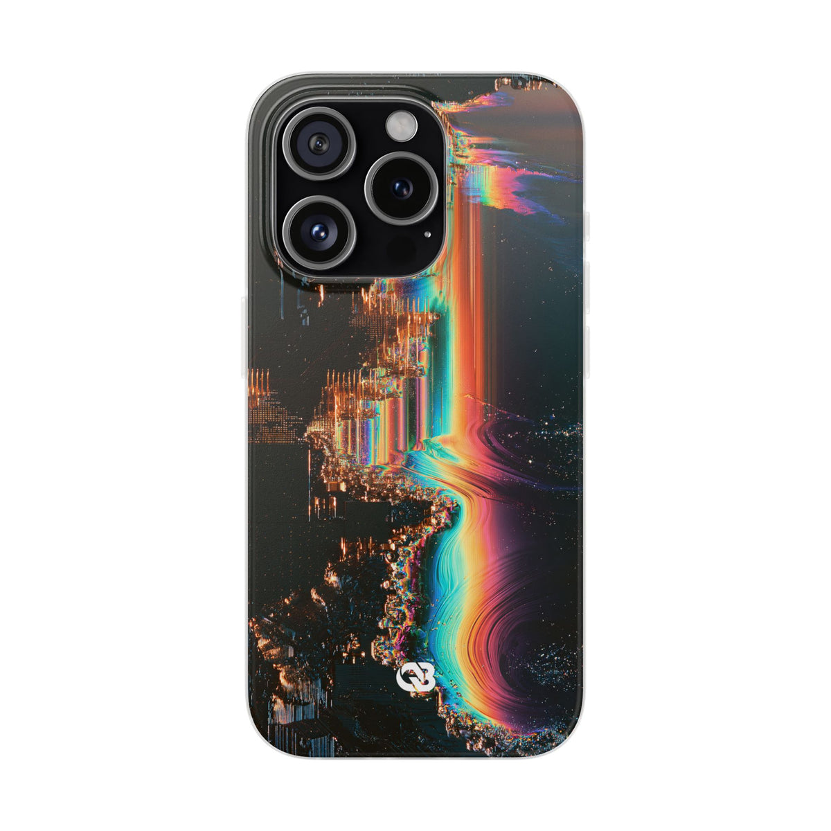 Prismatic Circuit · Lite Phone Case for iPhone · Black