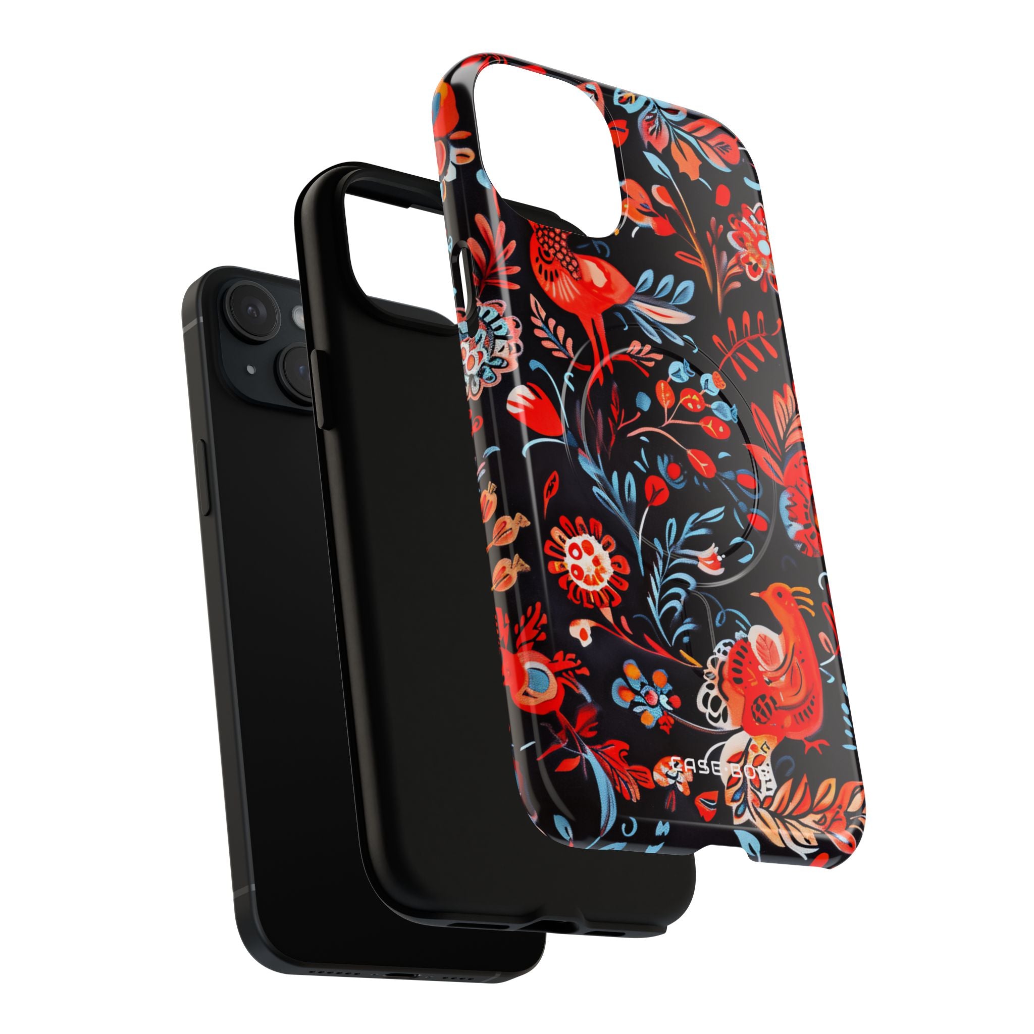 Vivid Birdscape iPhone 15 Plus Cover - Tough+