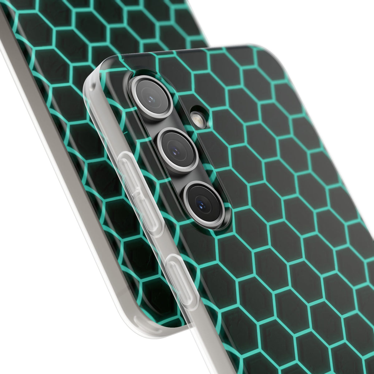 Neon Hex Spectrum · Lite Phone Case for Samsung · Teal