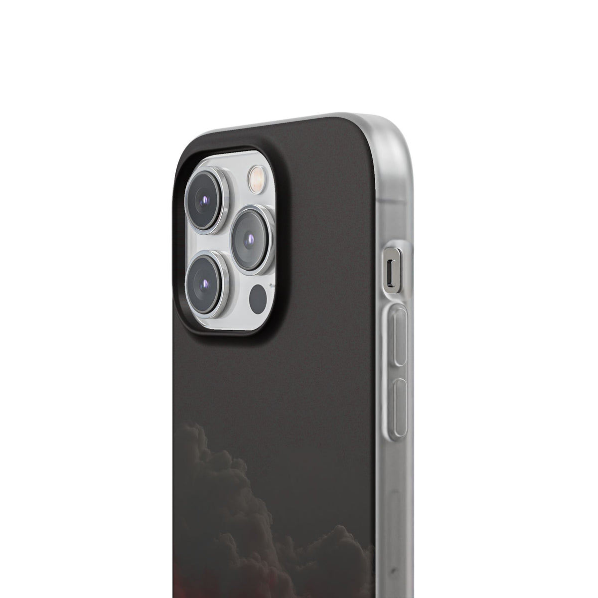 Crimson Fog Void · Lite Phone Case for iPhone · Black