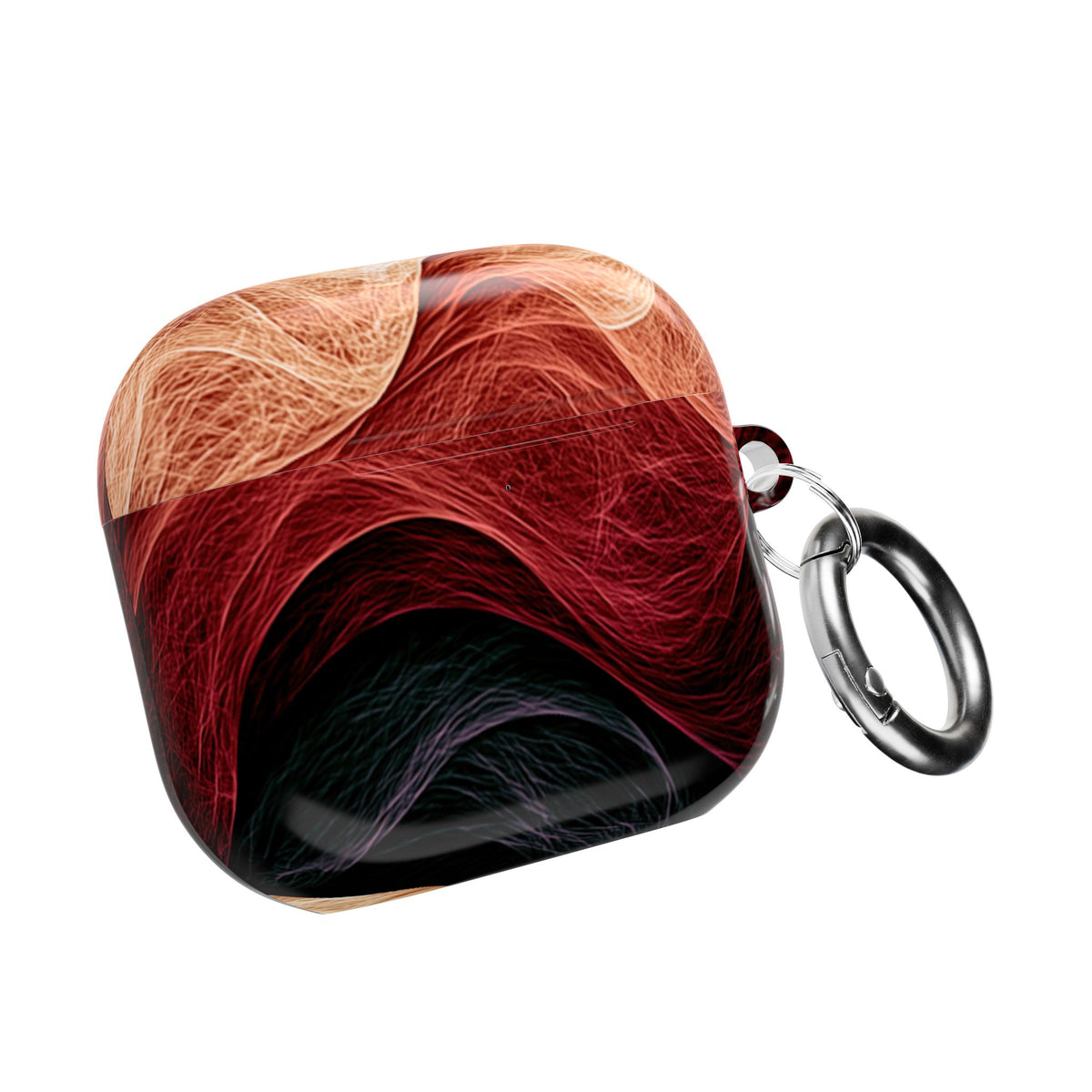 Ember Wave Dispersion · Hard Case for AirPods & AirPods Pro · Red