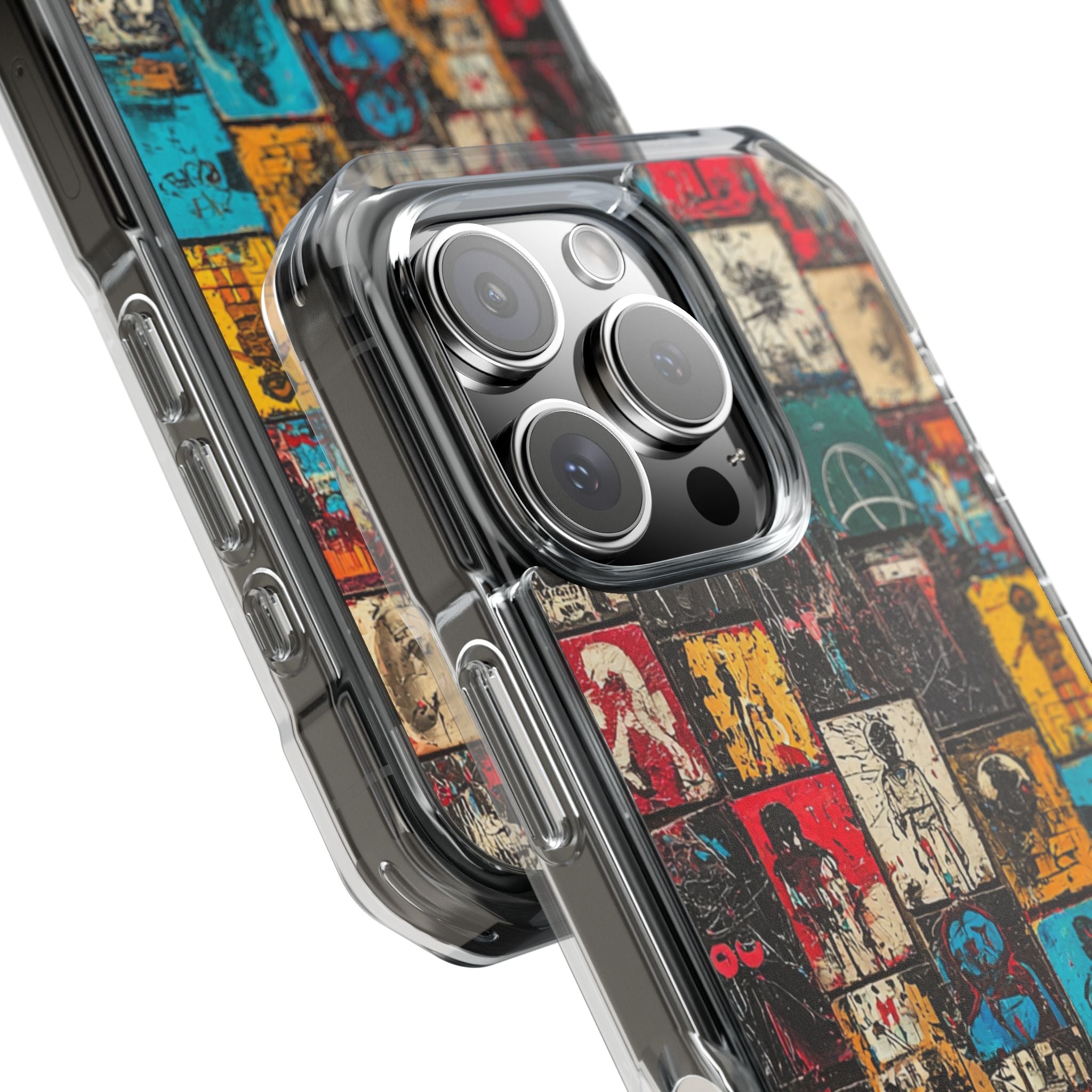 Figured Grid iPhone 16 Pro Case - Impact - CASE•BOB