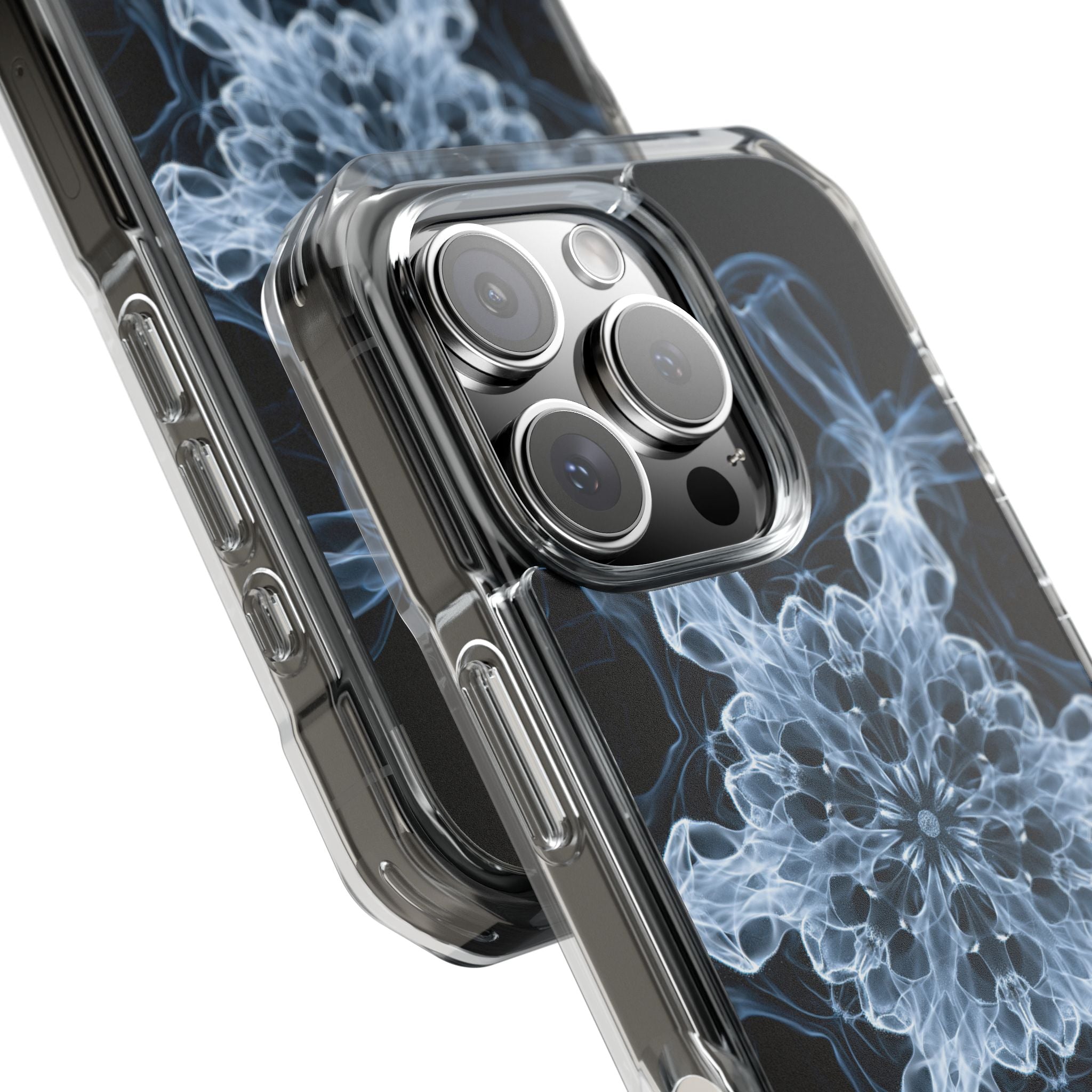 Blue Impact MagSafe Phone Case for iPhone - Glacial Smoke Crown