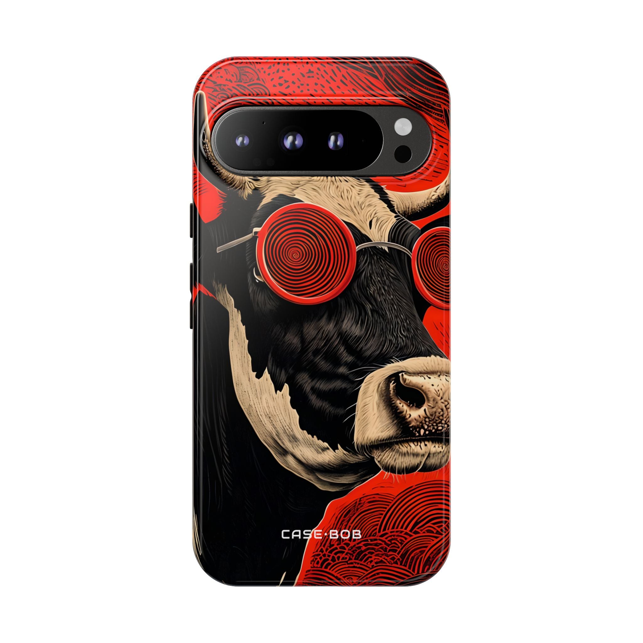 Hypnotic Cow Google Pixel 9 Pro XL Case - Tough