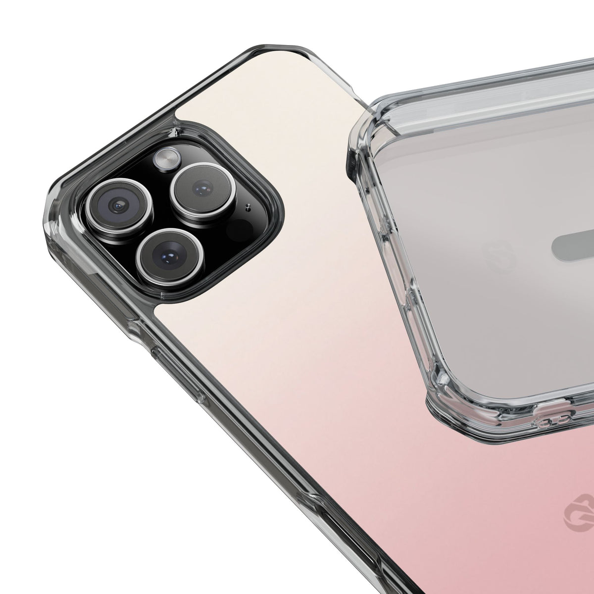 Pink Impact MagSafe Phone Case for iPhone - Frosted Blush Horizon