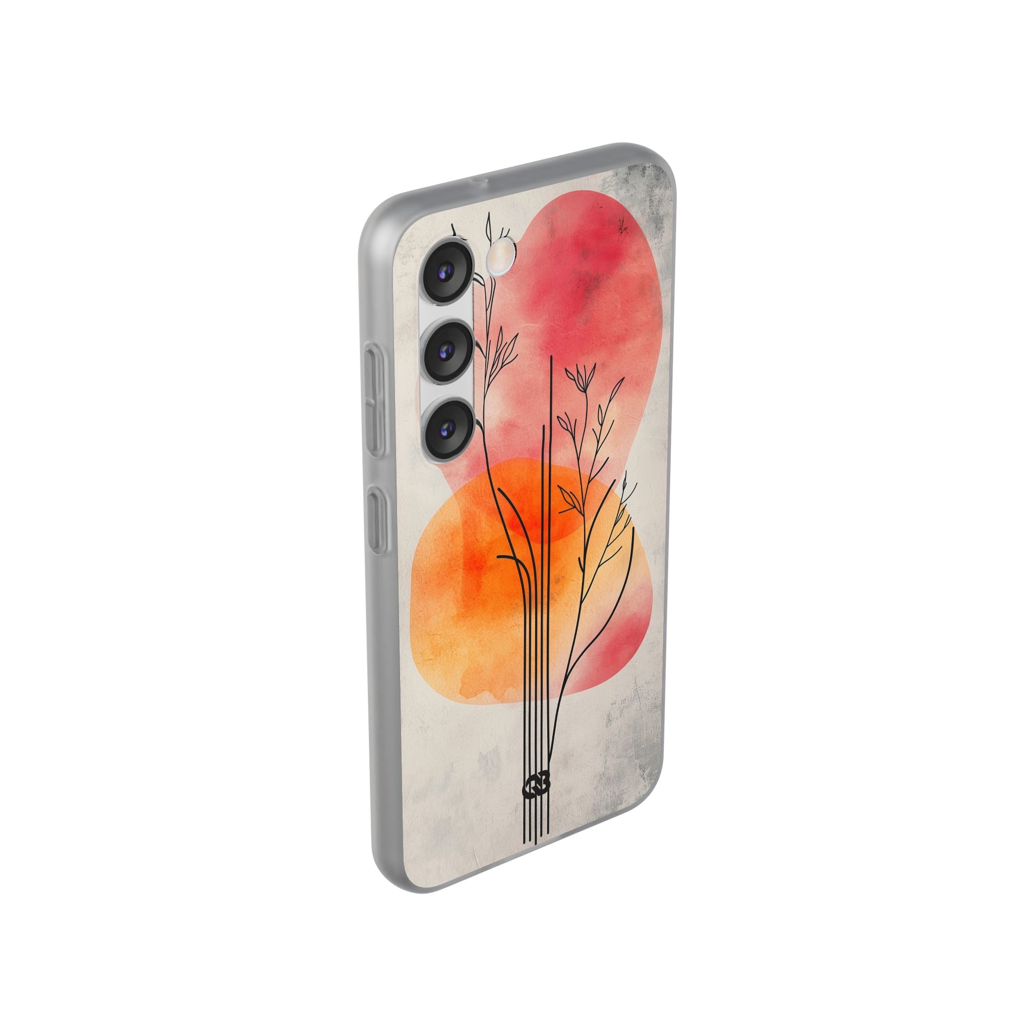 Crimson Bloom Lineage · Soft Phone Case for Samsung