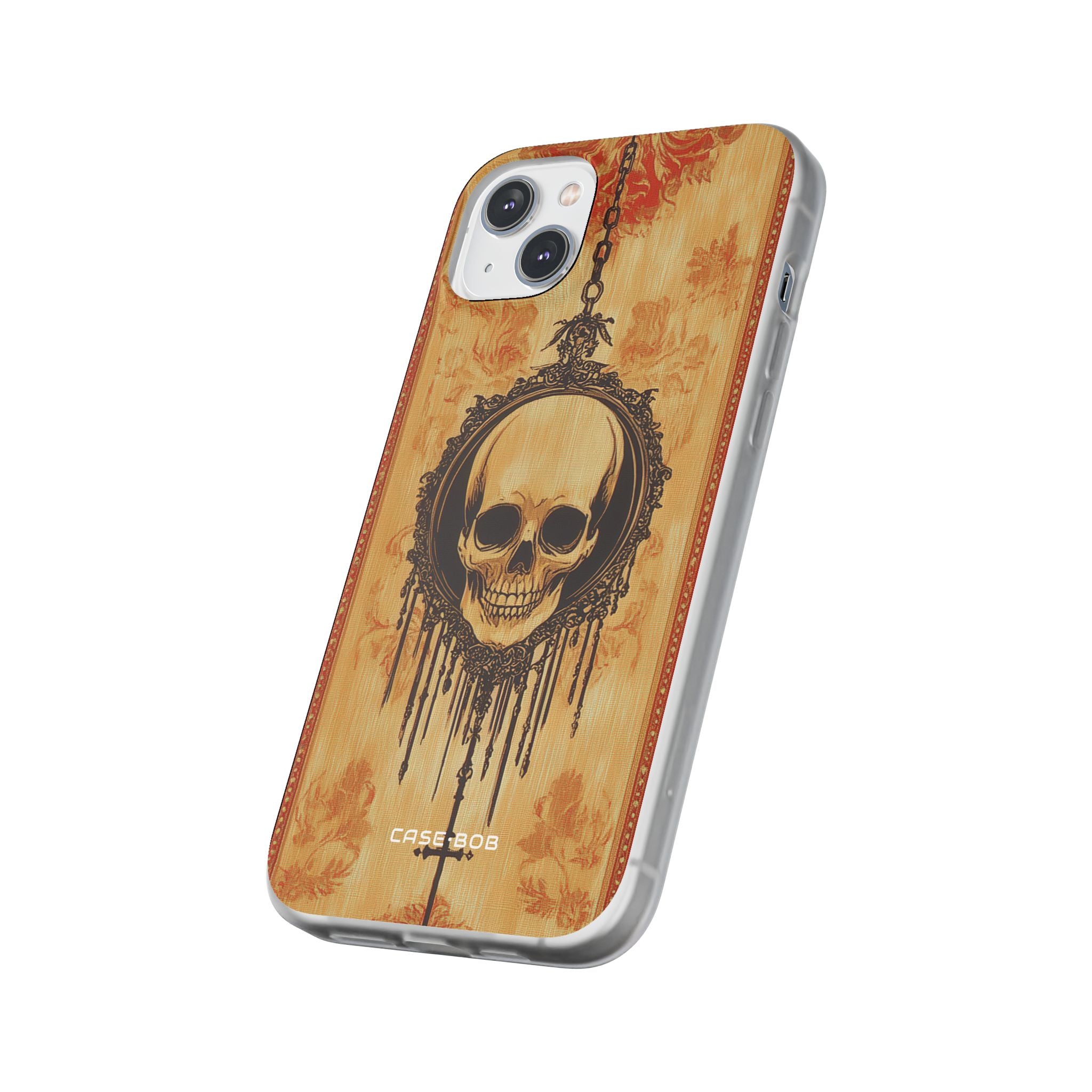 Skull Pendant iPhone 14 Plus Skal - Mjuk