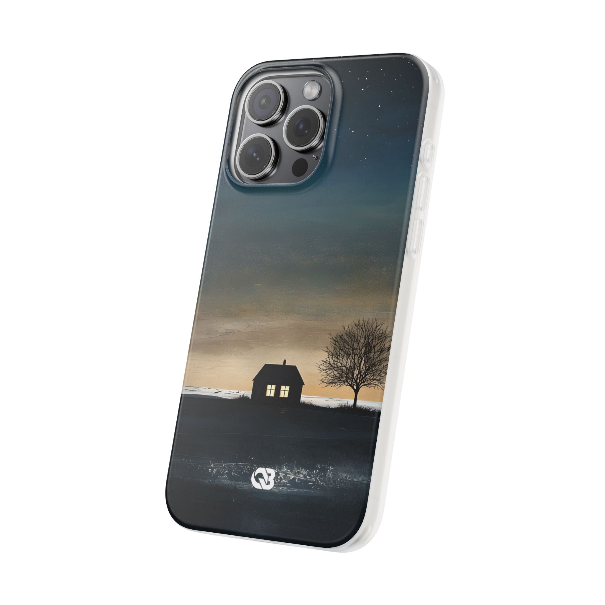 Midnight Cabin Glow · Soft Phone Case for iPhone