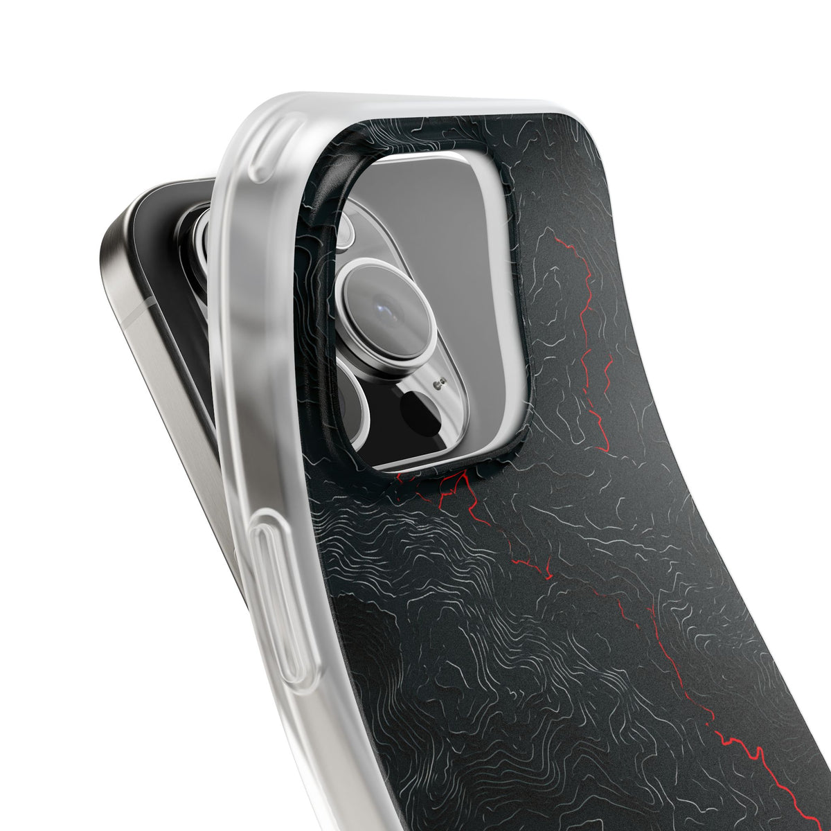 Crimson Rift · Lite Phone Case for iPhone · Black