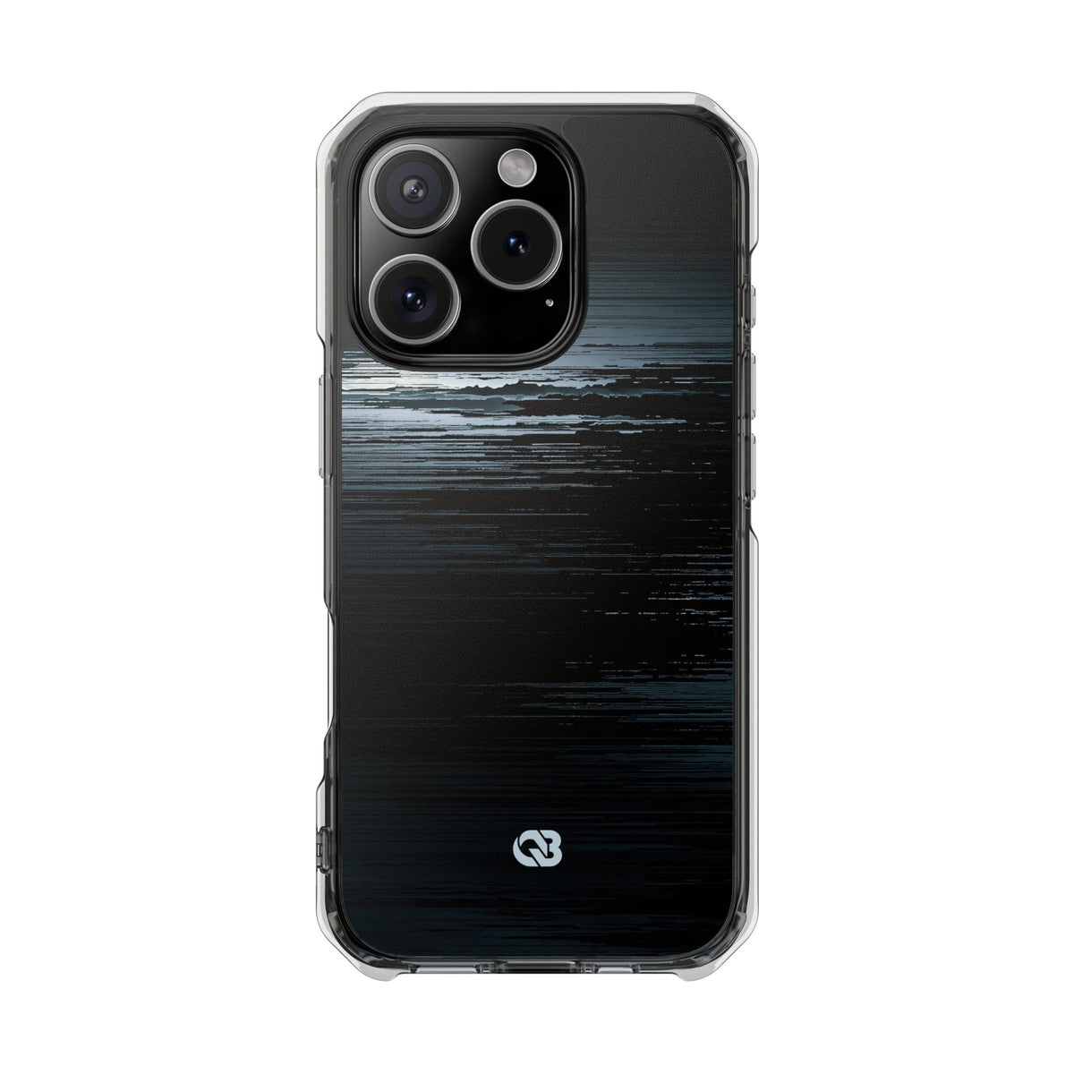 Orbital Horizon · Clear Impact Magnetic Phone Case for iPhone · Black