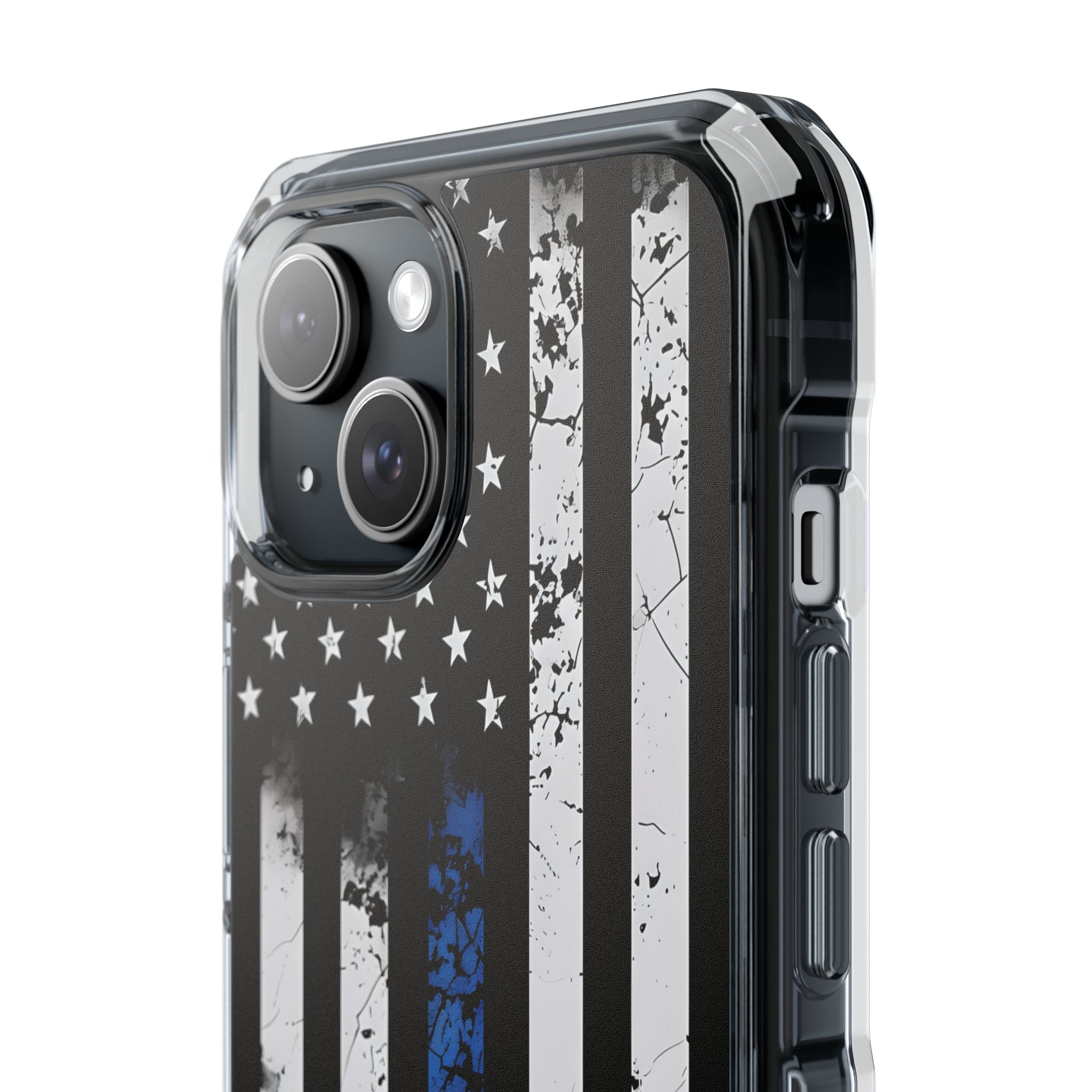 Gritty Cobalt Flag · Impact Phone Case for iPhone · Magsafe