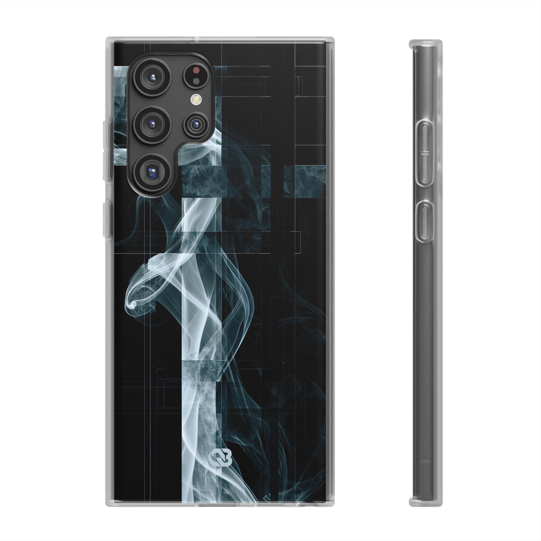 Black Lite Phone Case for Samsung - Arctic Vapor Grid