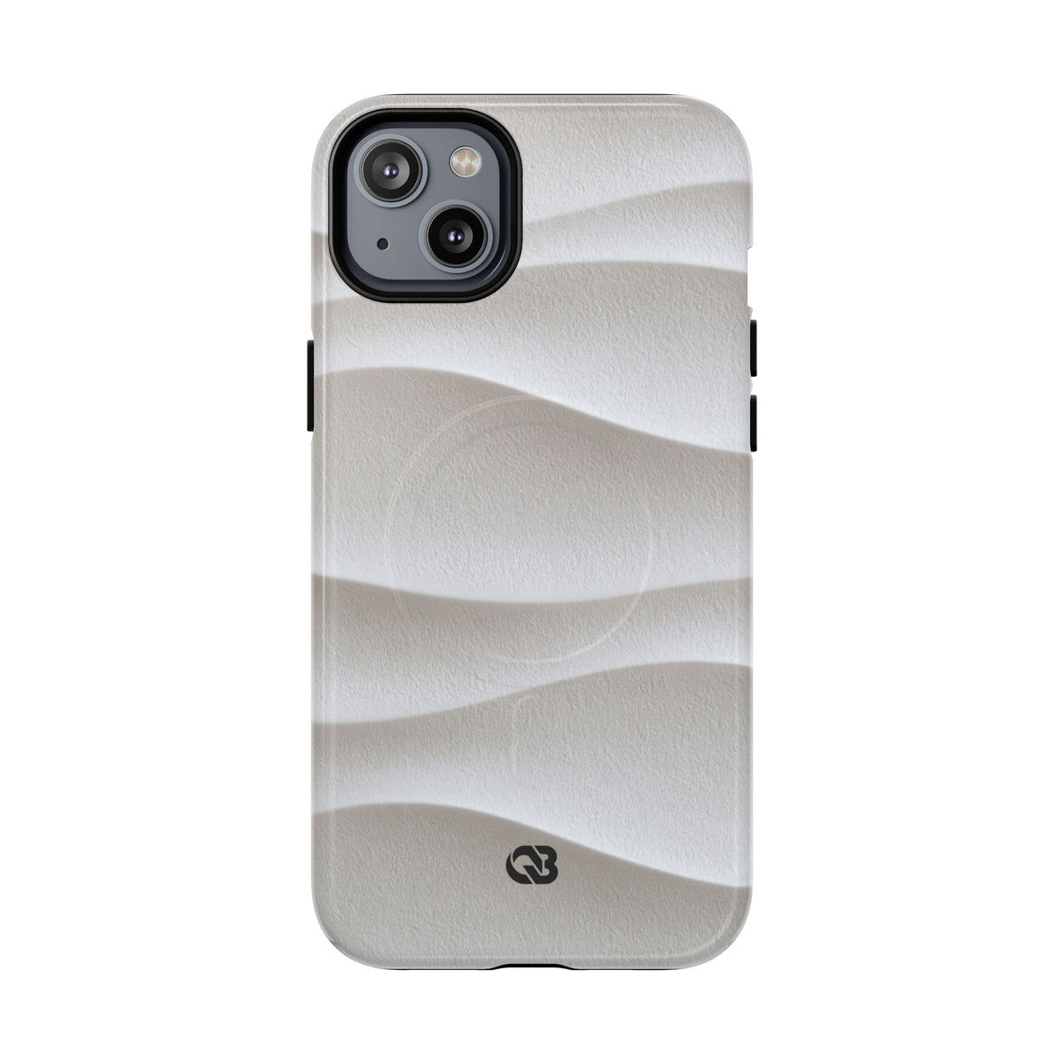 Sculpted Dune Relief · Tough 2.0 Magnetic Phone Case for iPhone · White