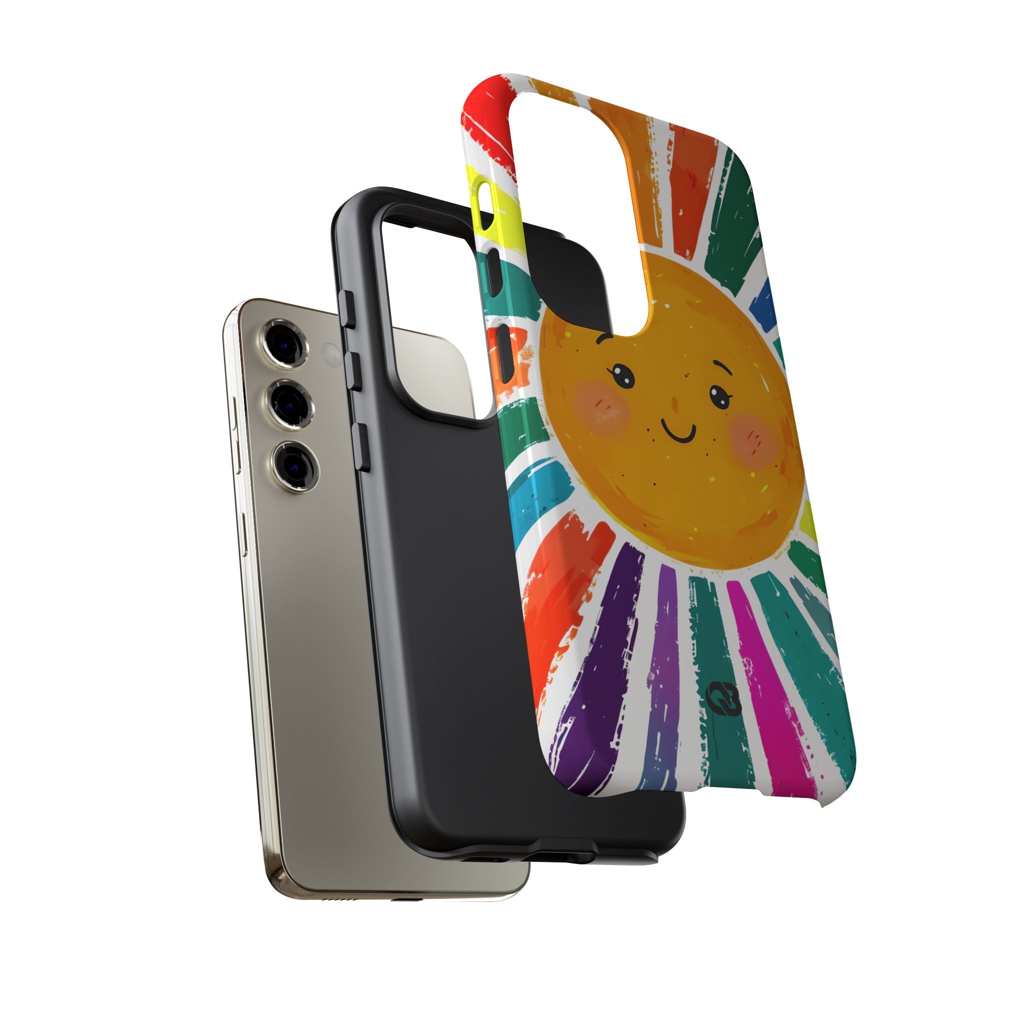 Vibrant Solar Smile · Tough Phone Case for Samsung
