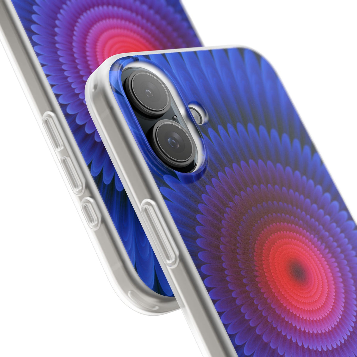 Radial Spectrum Bloom · Lite Phone Case for iPhone · Blue