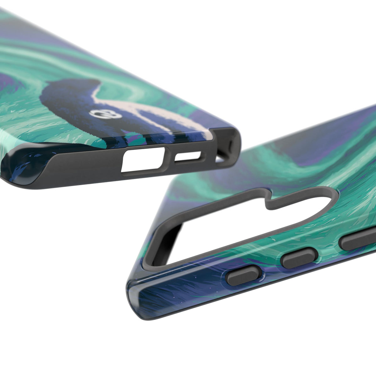 Arctic Aurora Bear · Tough Phone Case for Samsung · Teal