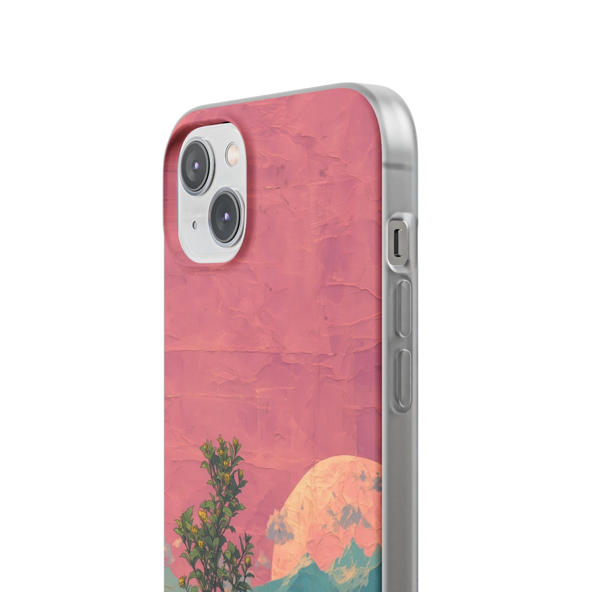 Lunar Pastel Bloom · Soft Phone Case for iPhone