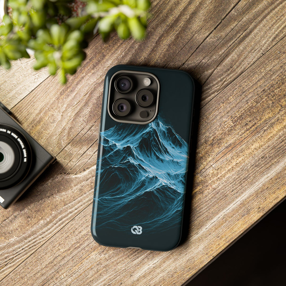 Nordic Frost Peak · Tough Phone Case for iPhone · Blue