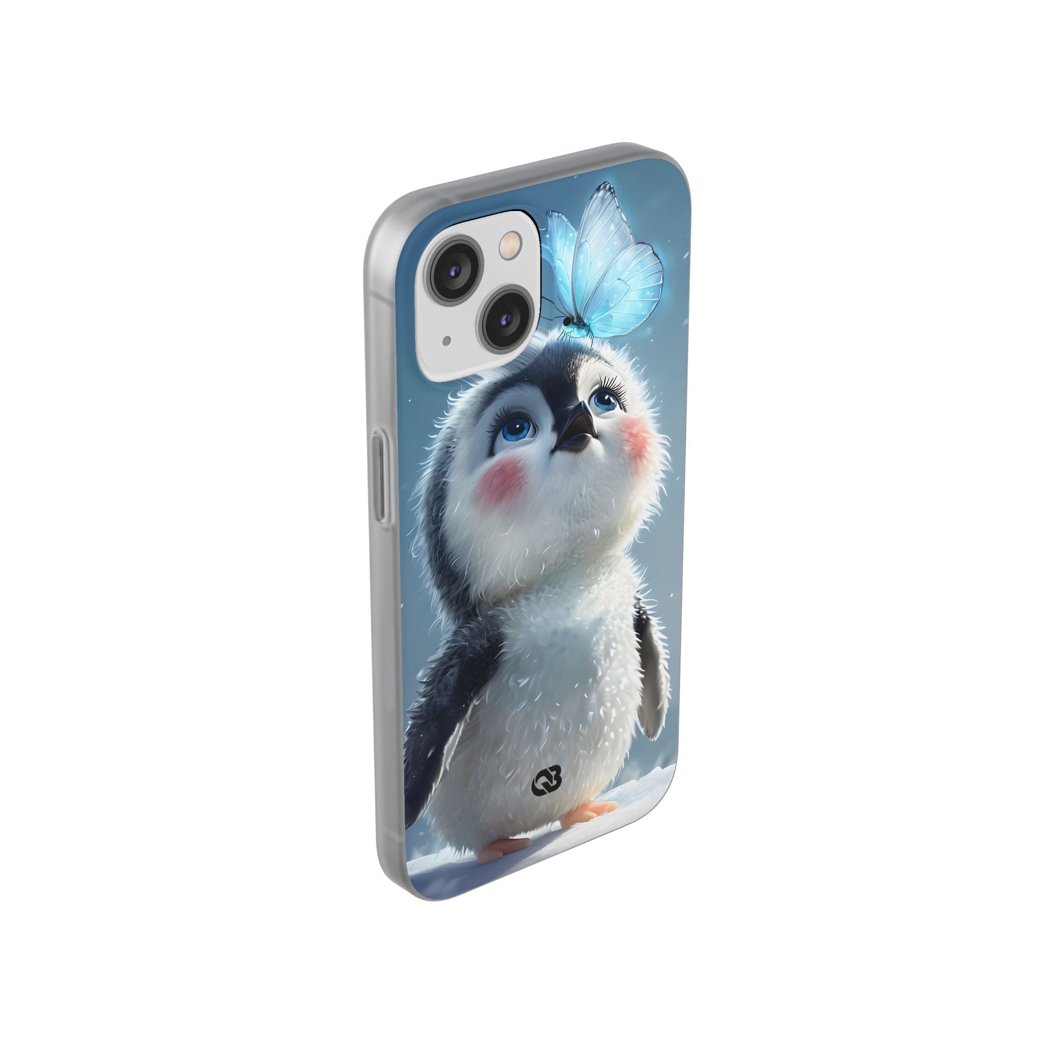 Frosty Penguin Glow · Soft Coque de téléphone pour iPhone