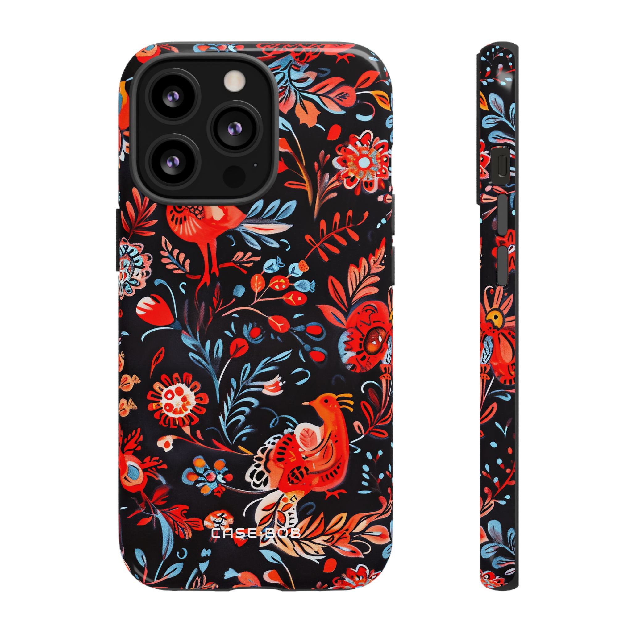 Vivid Birdscape iPhone 13 Pro Case - Tough