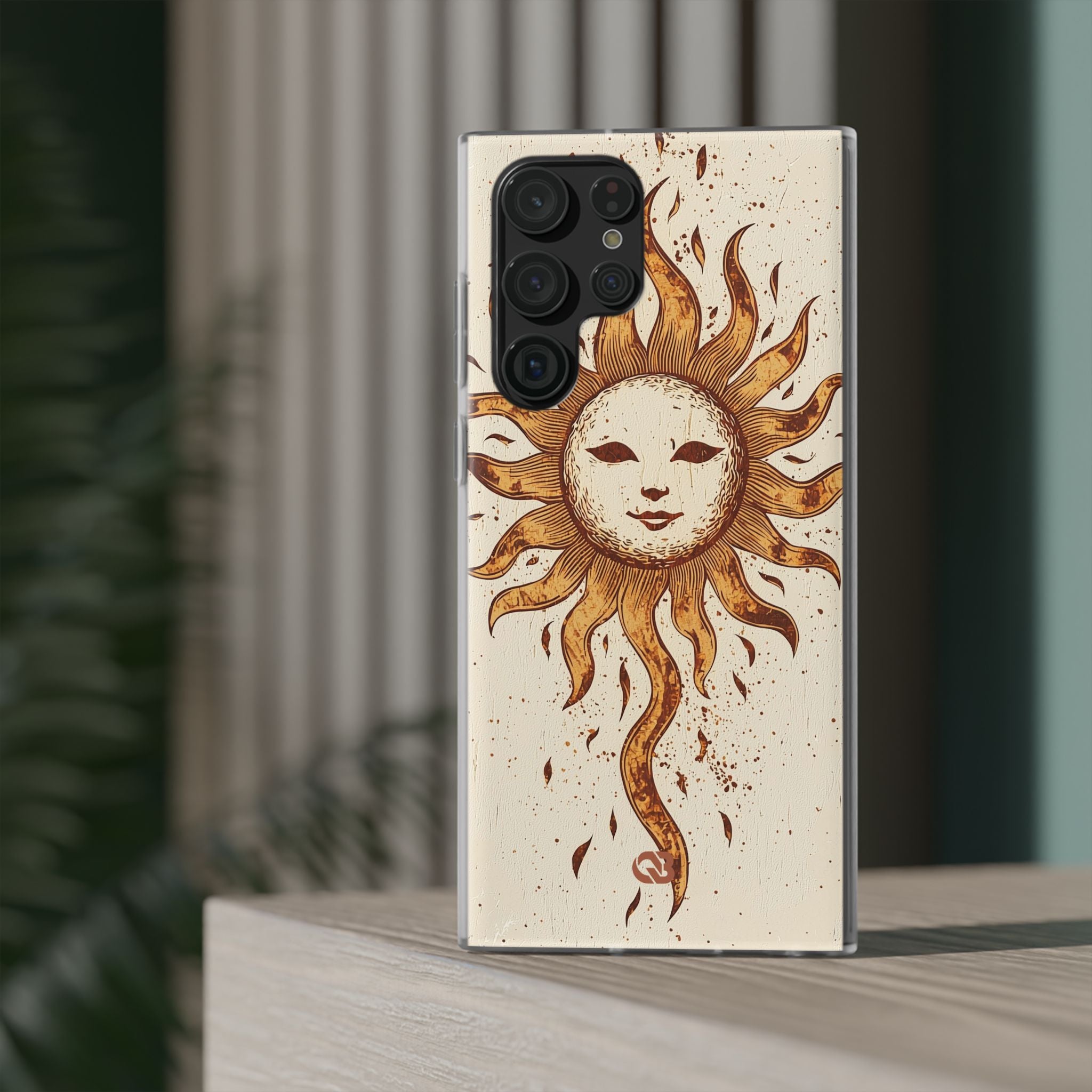 Rustic Solar Mask · Soft Phone Case for Samsung