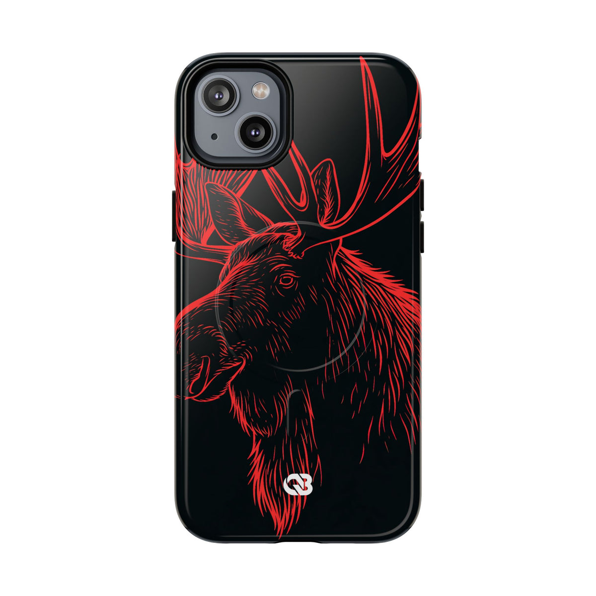 Nordic Elk · Tough 2.0 Magnetic Phone Case for iPhone · Black