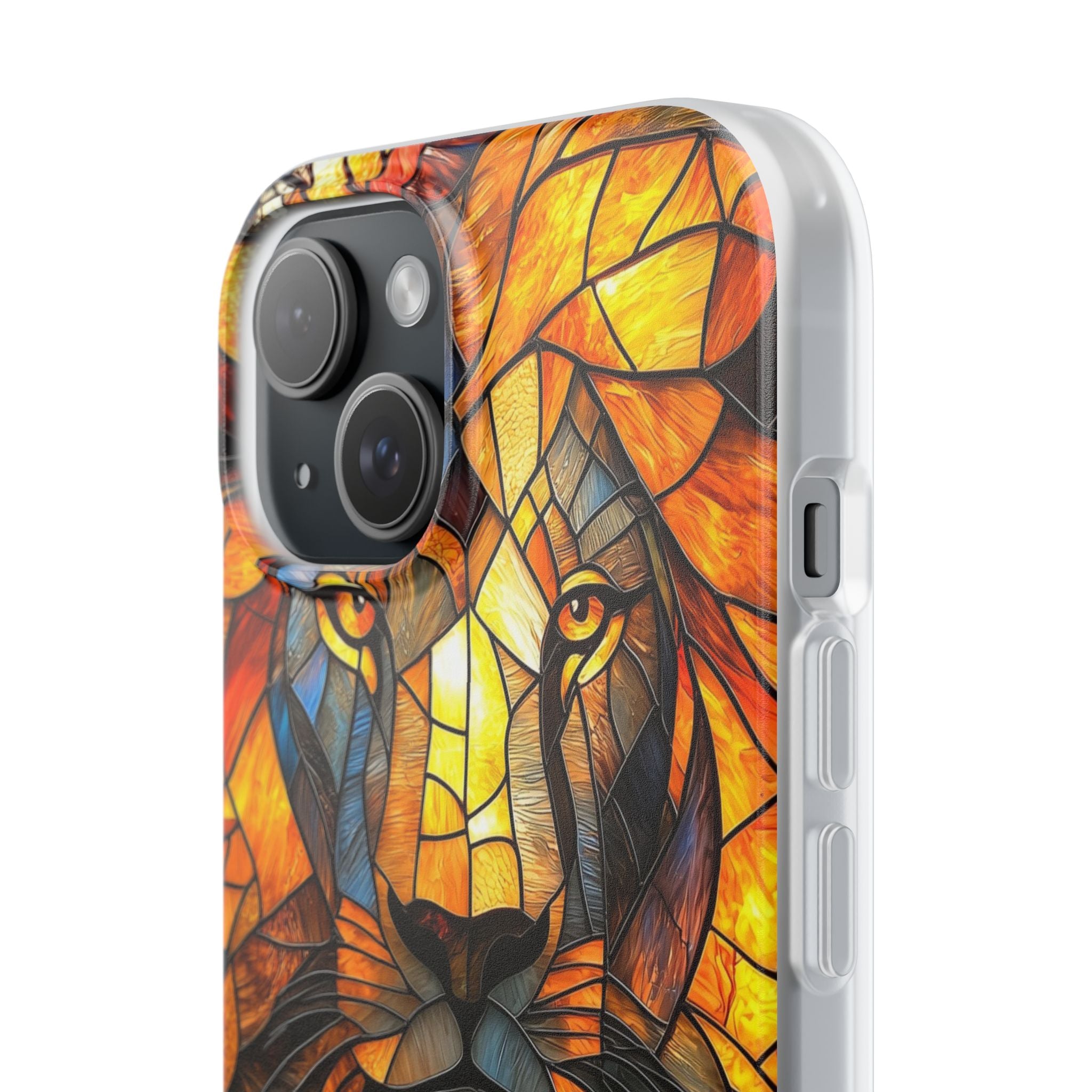 Lion Radiance iPhone 15 Case - Soft