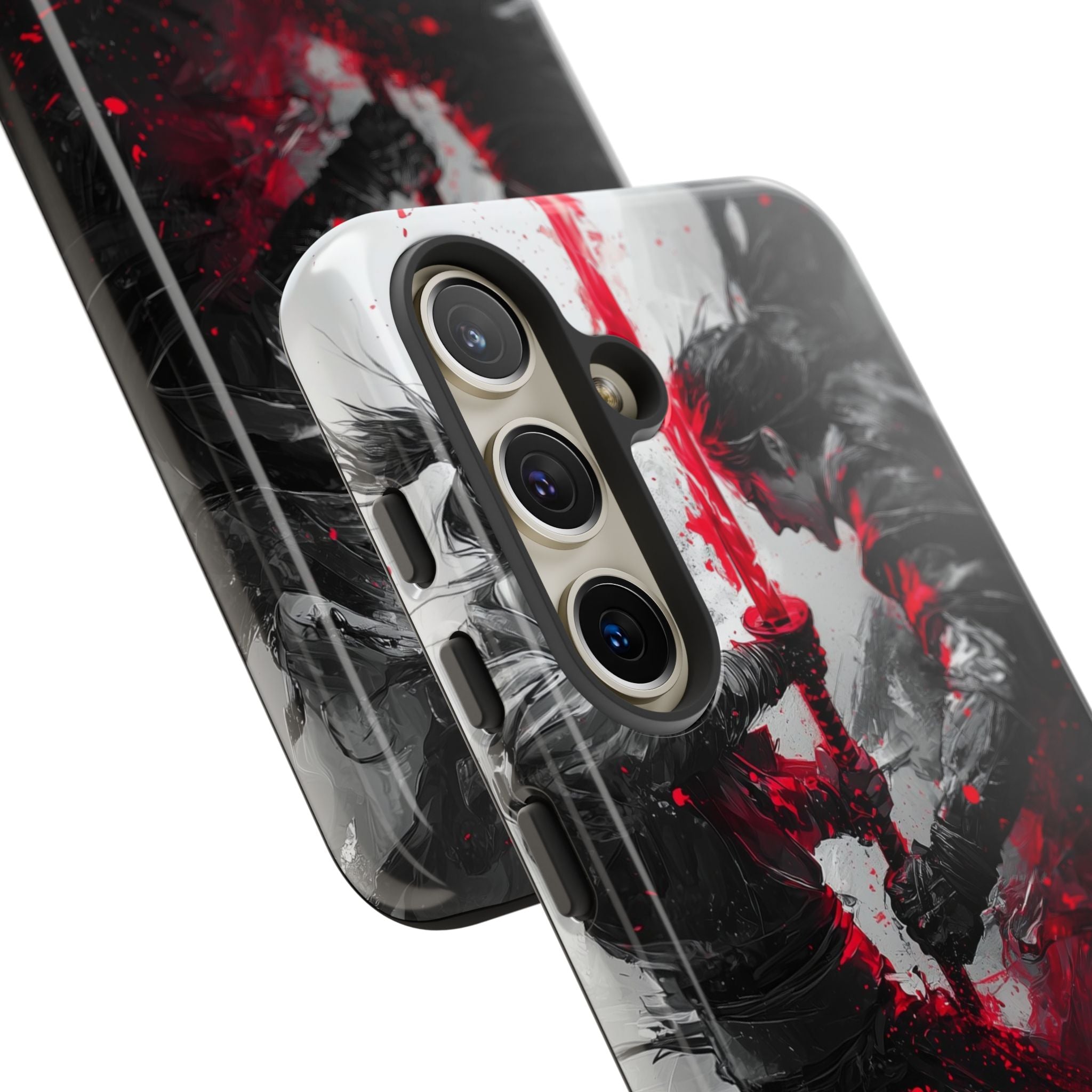 Shattered Crimson Duel · Tough Phone Case for Samsung